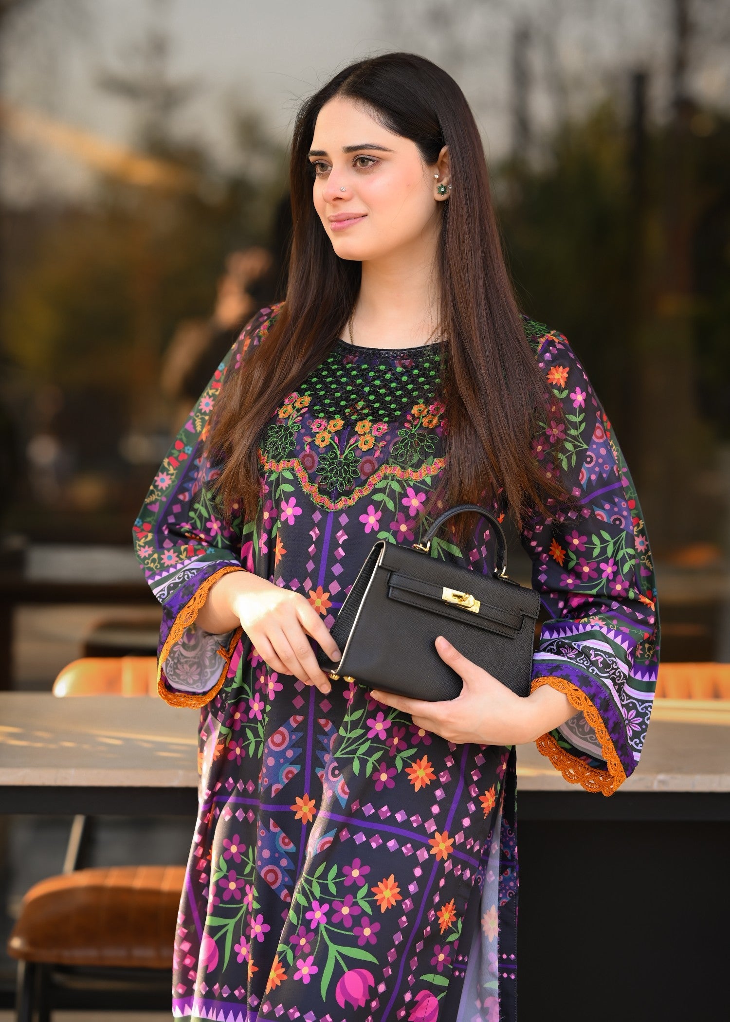 Tehzeeb Libas SAYA EMBROIDERED 2PC