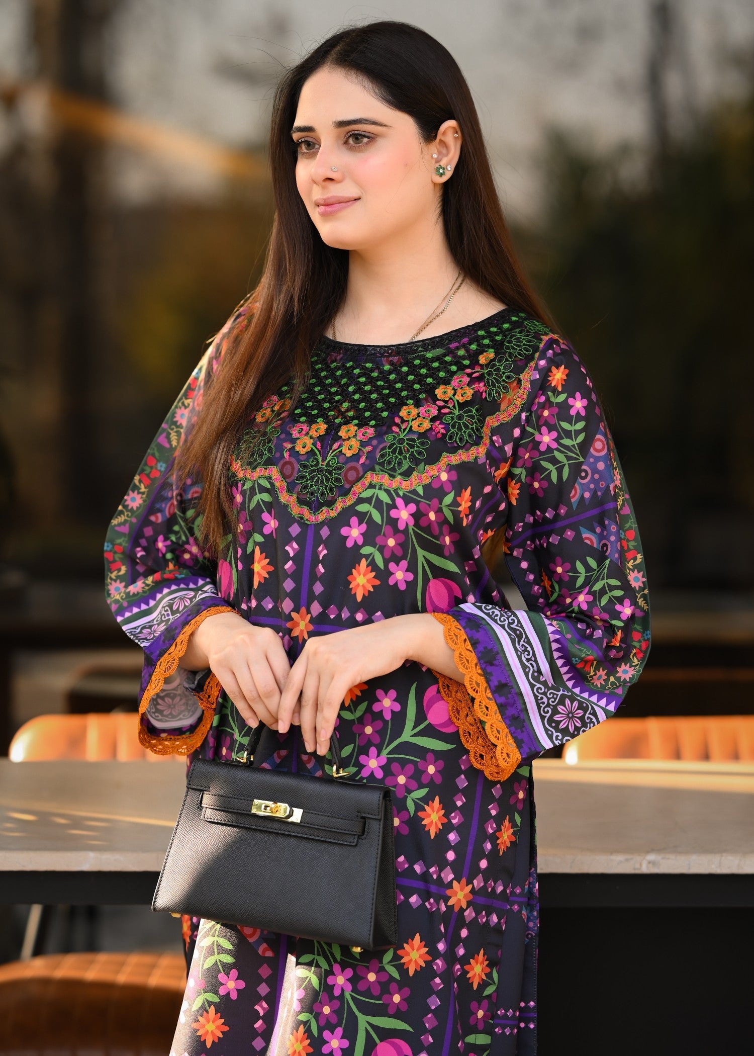 Tehzeeb Libas SAYA EMBROIDERED 2PC