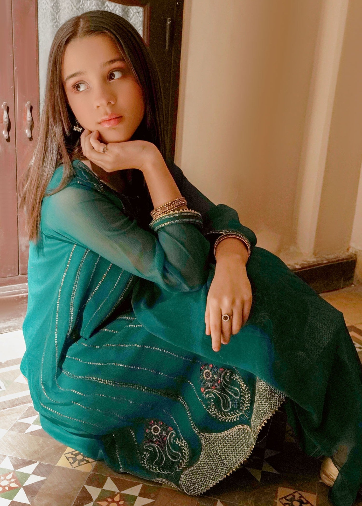 CHIFFON-EMBROIDERED-3-63 - Pc Suit Em