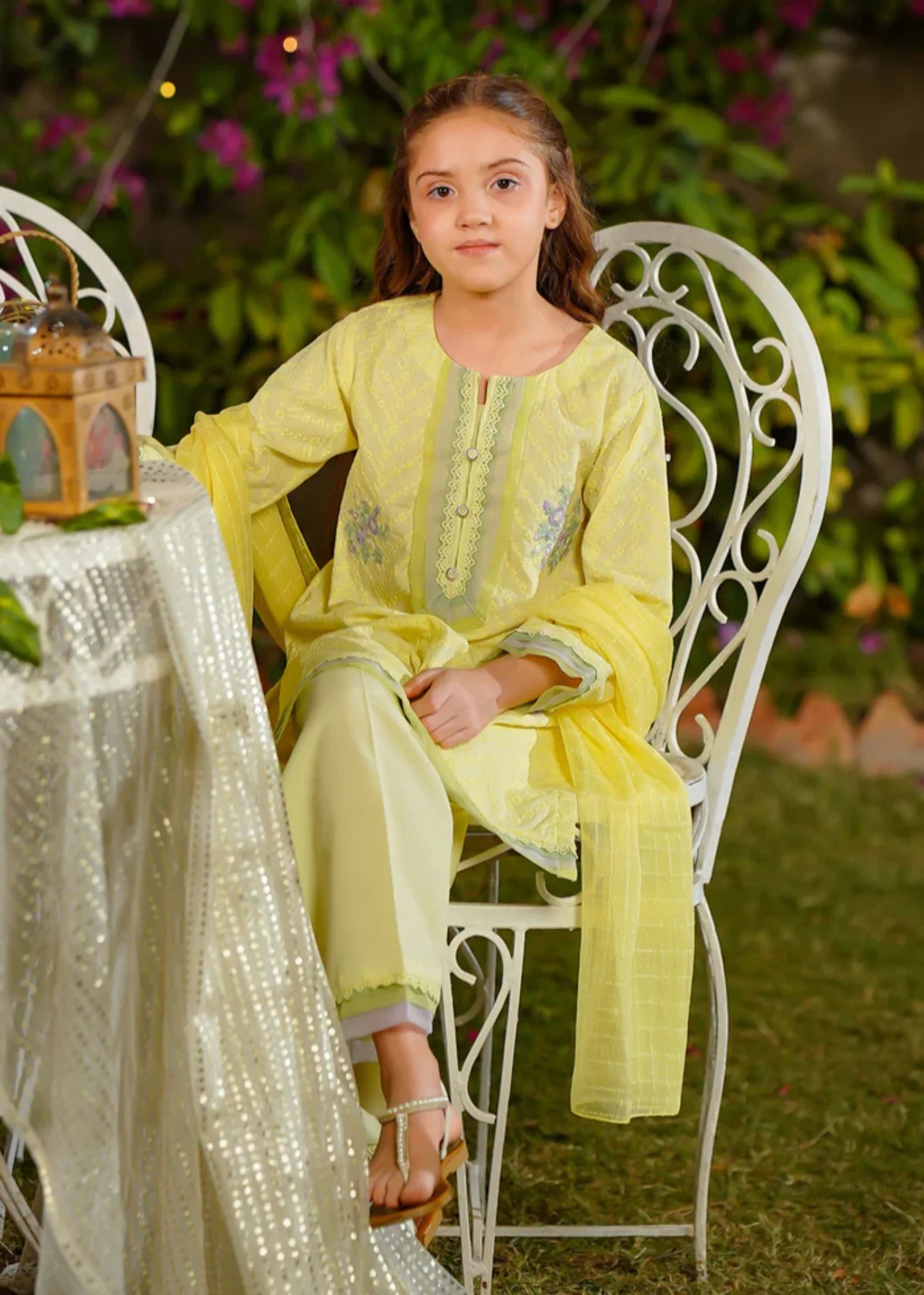 CHIKANKARI-EMBROIDERED-3-05 - Pc Suit Ck