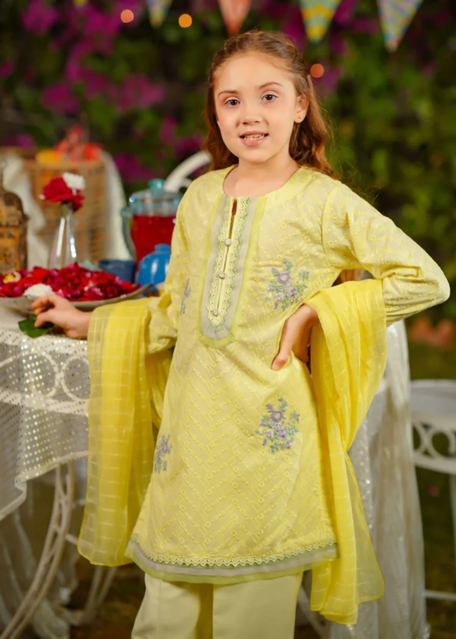 CHIKANKARI-EMBROIDERED-3-05 - Pc Suit Ck