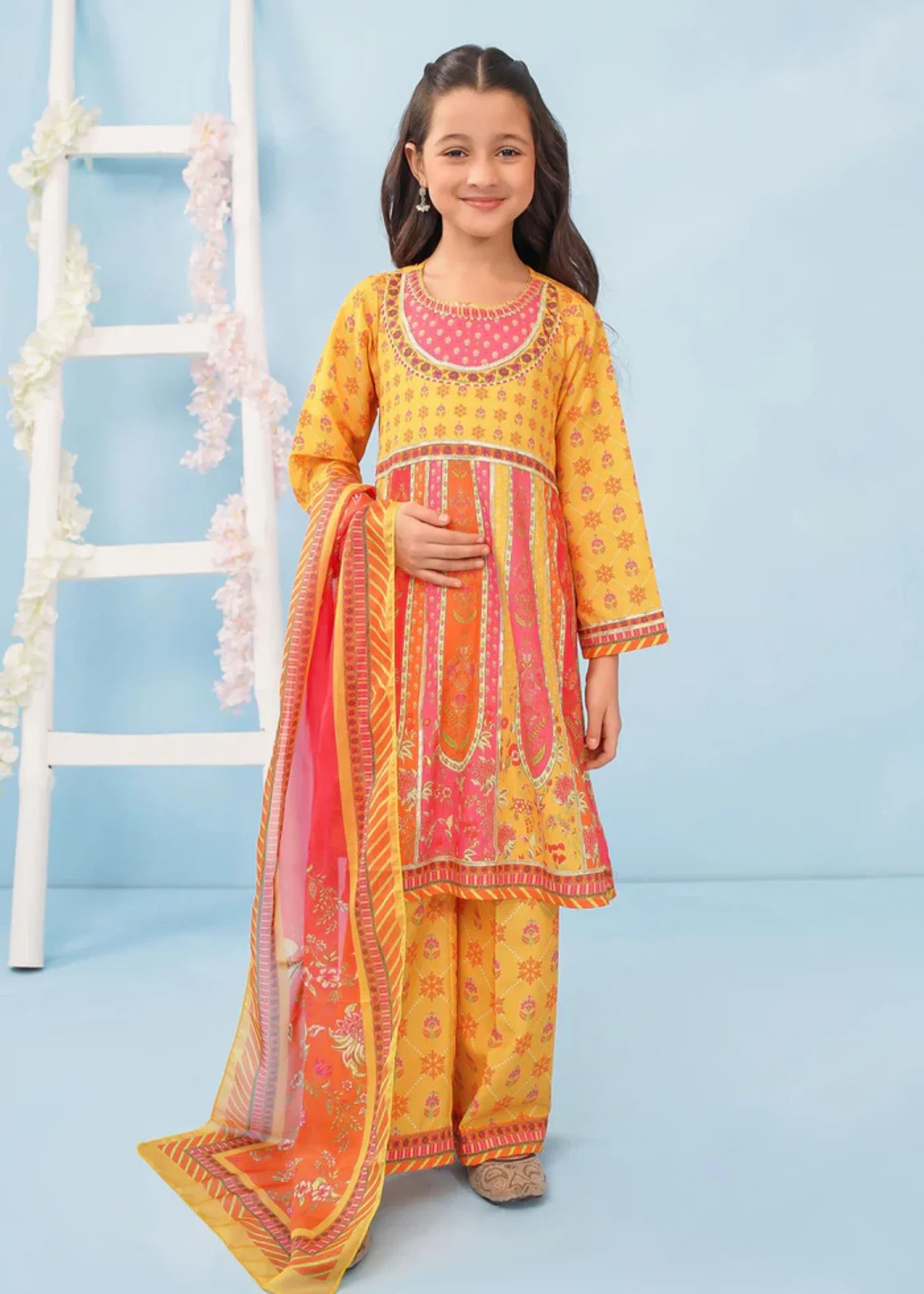 POLY-LAWN-DIGITAL-PRINTED-3-71 Pc Suit Indp