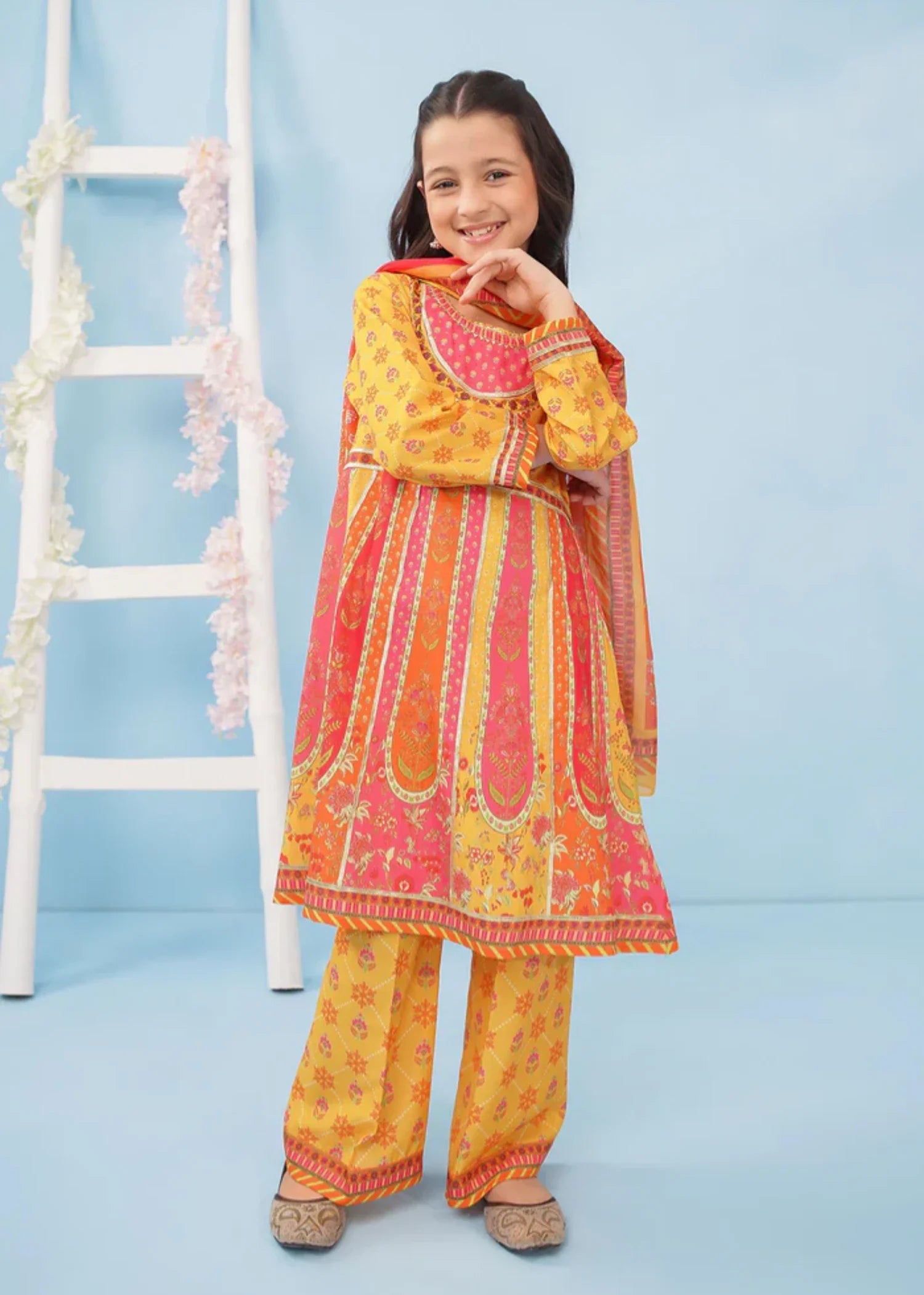 POLY-LAWN-DIGITAL-PRINTED-3-71 Pc Suit Indp