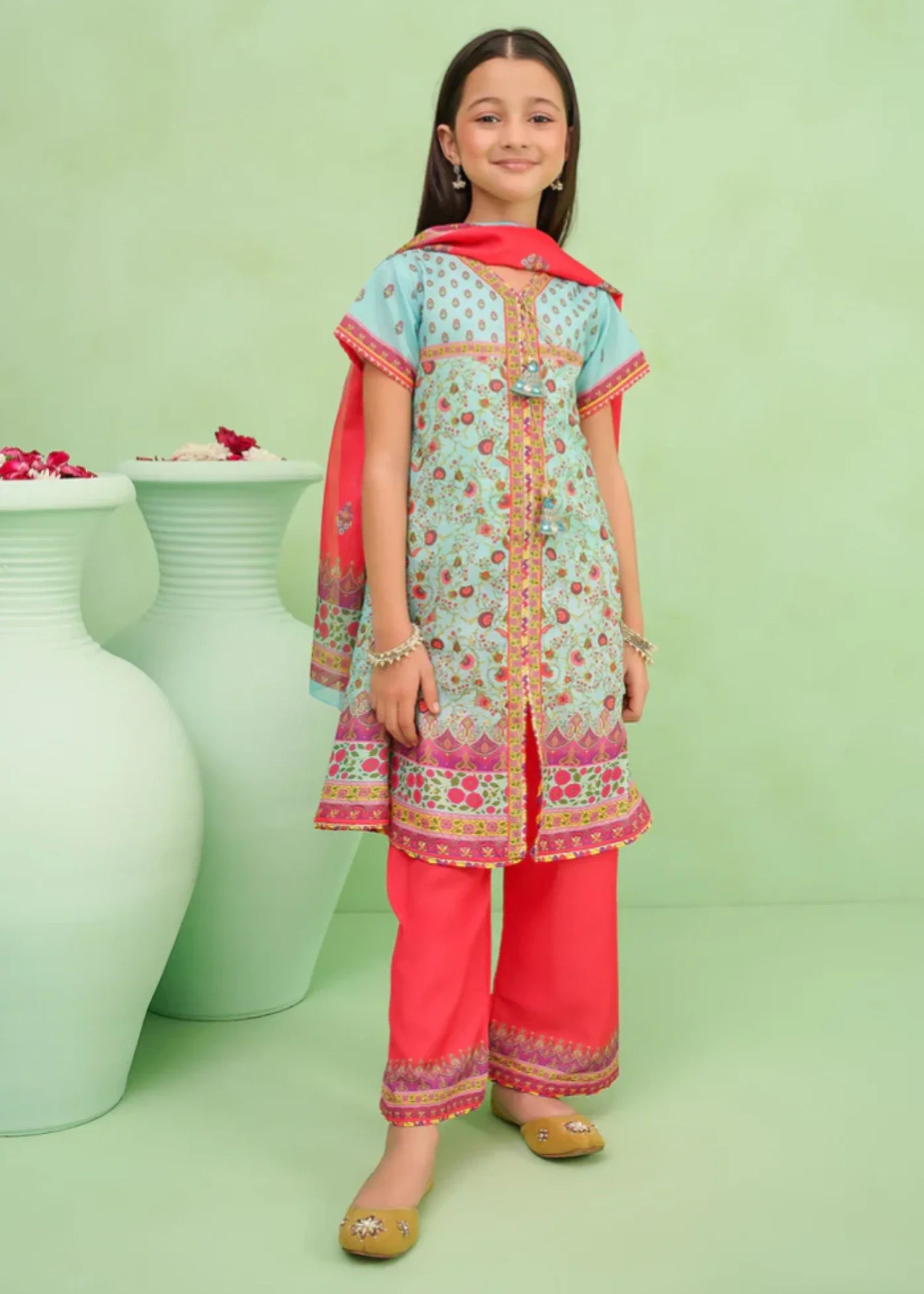 POLY-LAWN-DIGITAL-PRINTED-3-50 Pc Suit Indp