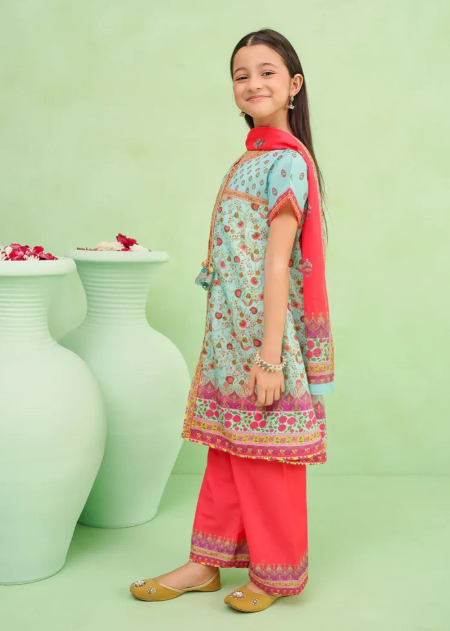 POLY-LAWN-DIGITAL-PRINTED-3-50 Pc Suit Indp