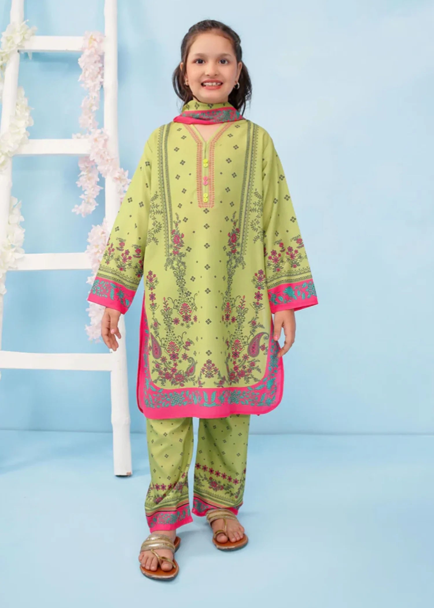 POLY-LAWN-DIGITAL-PRINTED-3-50 Pc Suit Corf