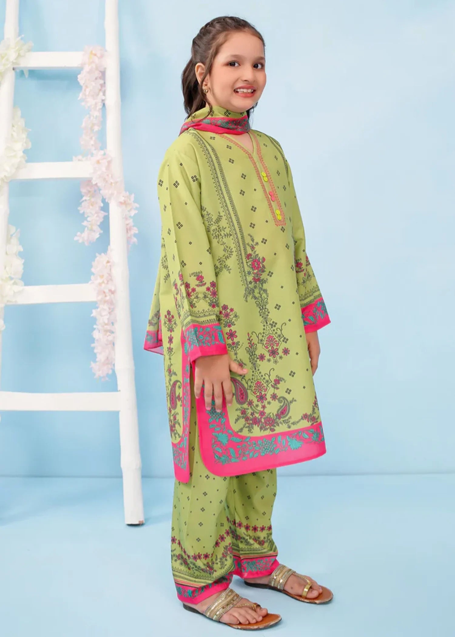 POLY-LAWN-DIGITAL-PRINTED-3-50 Pc Suit Corf