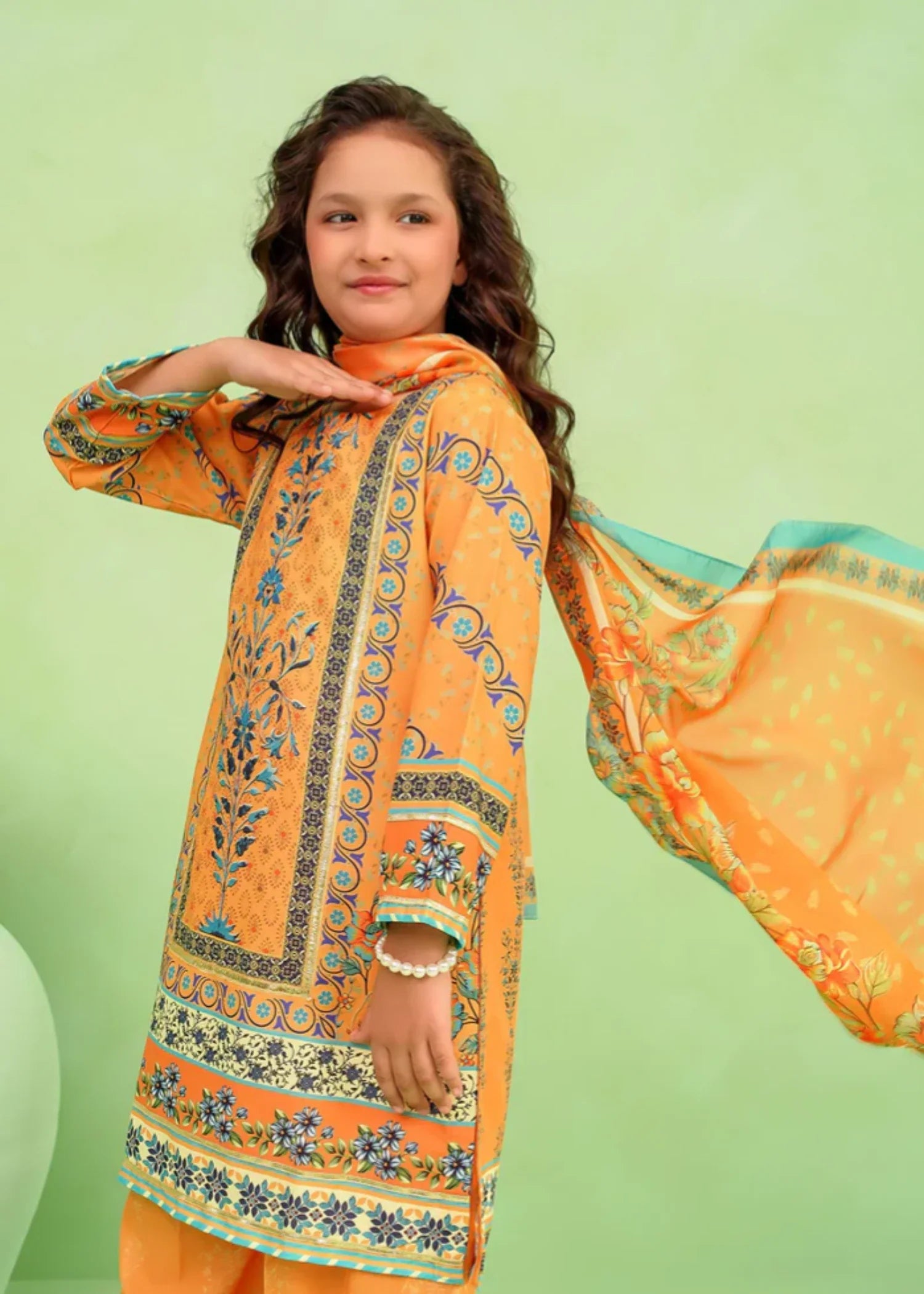 POLY-LAWN-DIGITAL-PRINTED-3-41-0 Pc Suit Corf