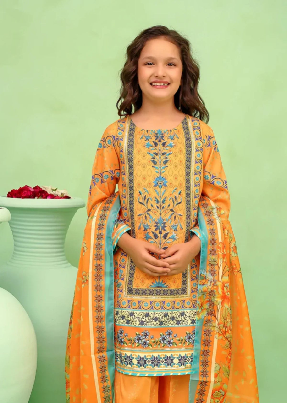 POLY-LAWN-DIGITAL-PRINTED-3-41-0 Pc Suit Corf