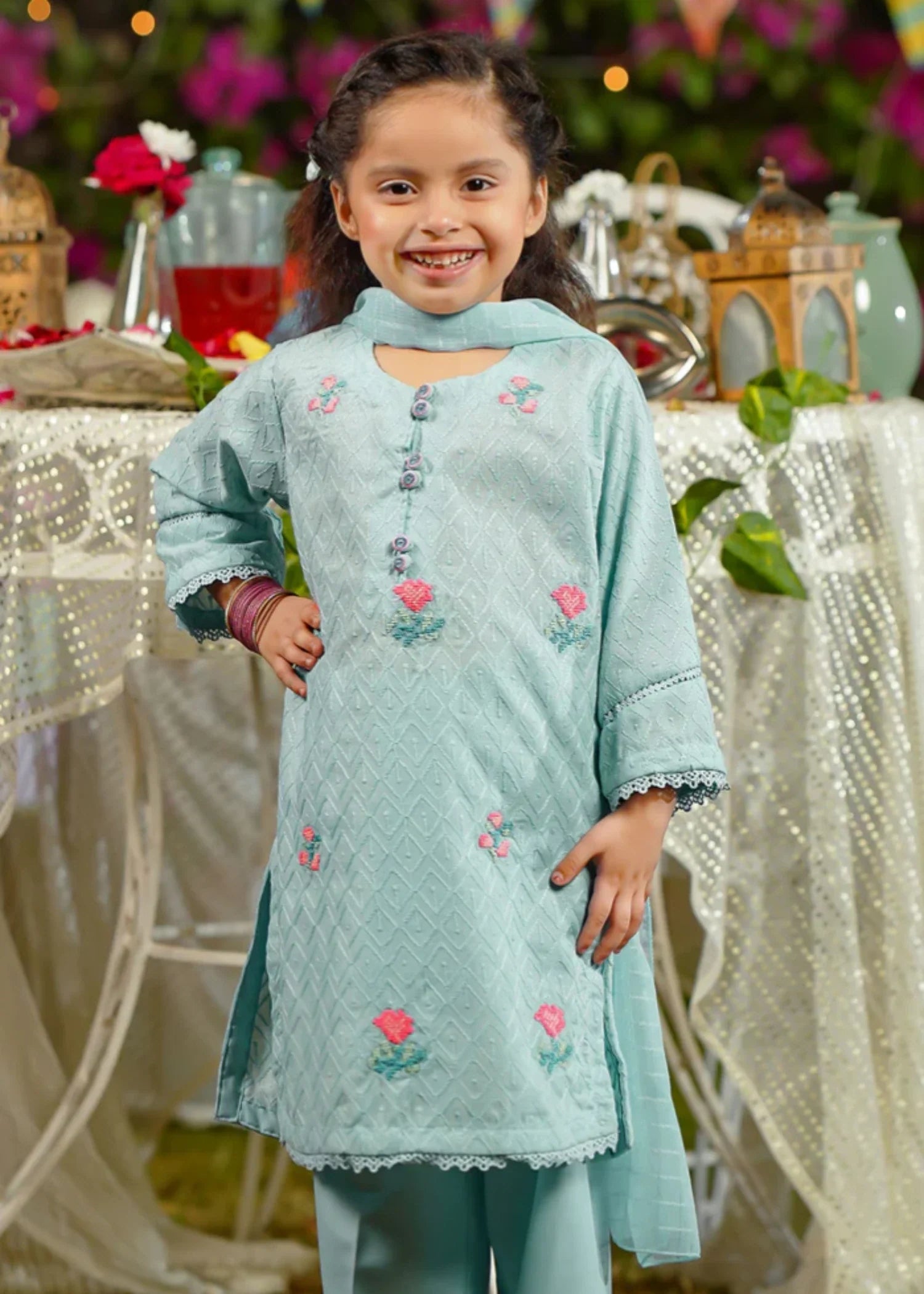 CHIKANKARI-EMBROIDERED-3-02 - Pc Suit Mck