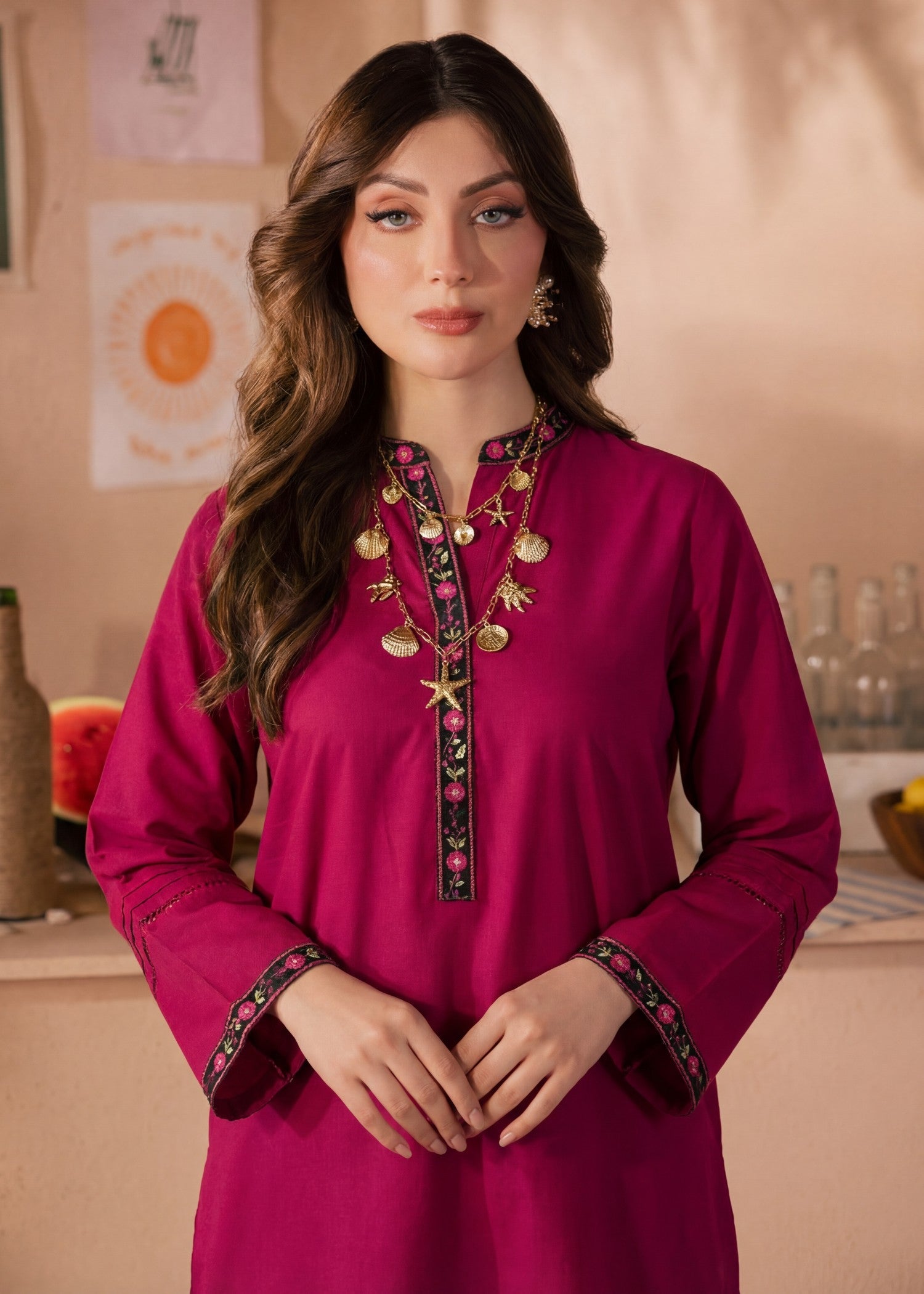 Sahibas By Mirza Sajal Maroon