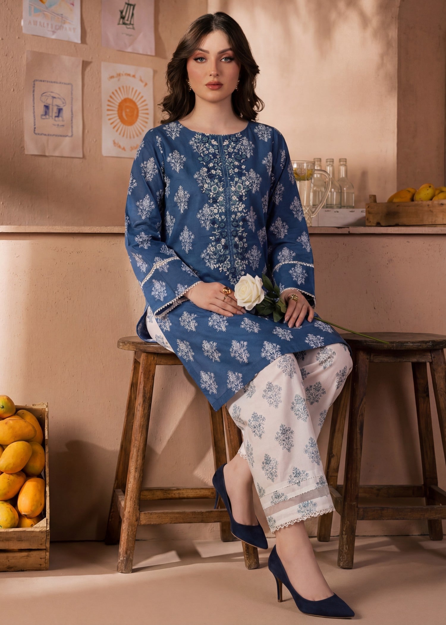 Sahibas By Mirza Baikal Blue