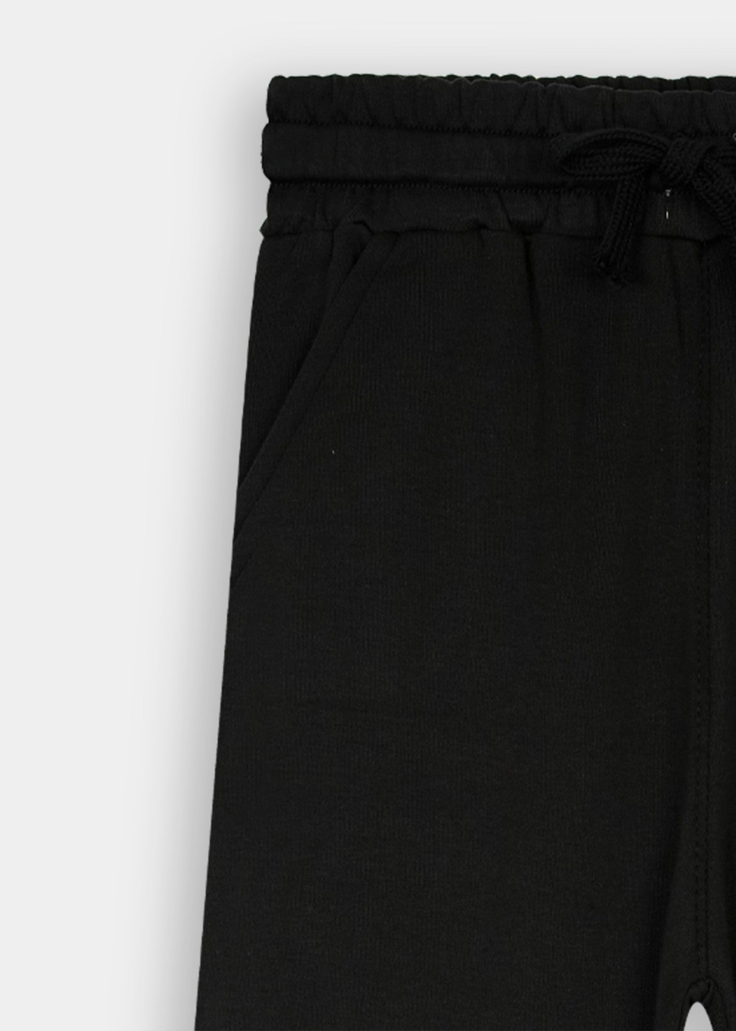 GIRLS-100-1X1 - Cotton Rib Two Piece Set Boxy Graphic Tee Wide Leg Trousers