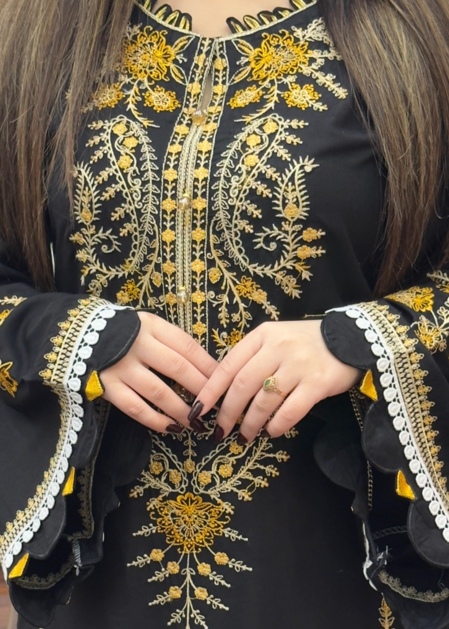 Tehzeeb Libas PAYAL EMBROIDERED 3PC