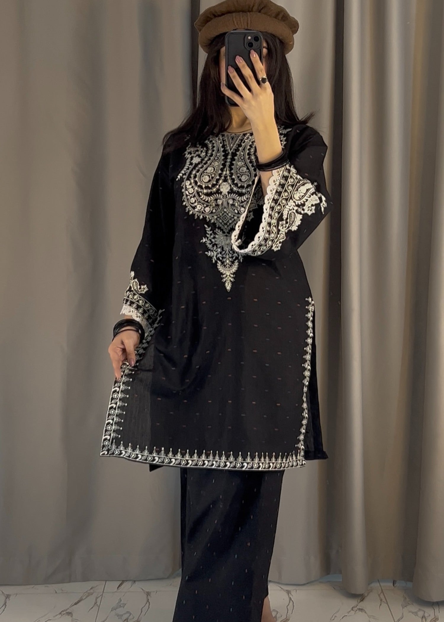 Tehzeeb Libas PANACHE B EMBROIDERED 2PC