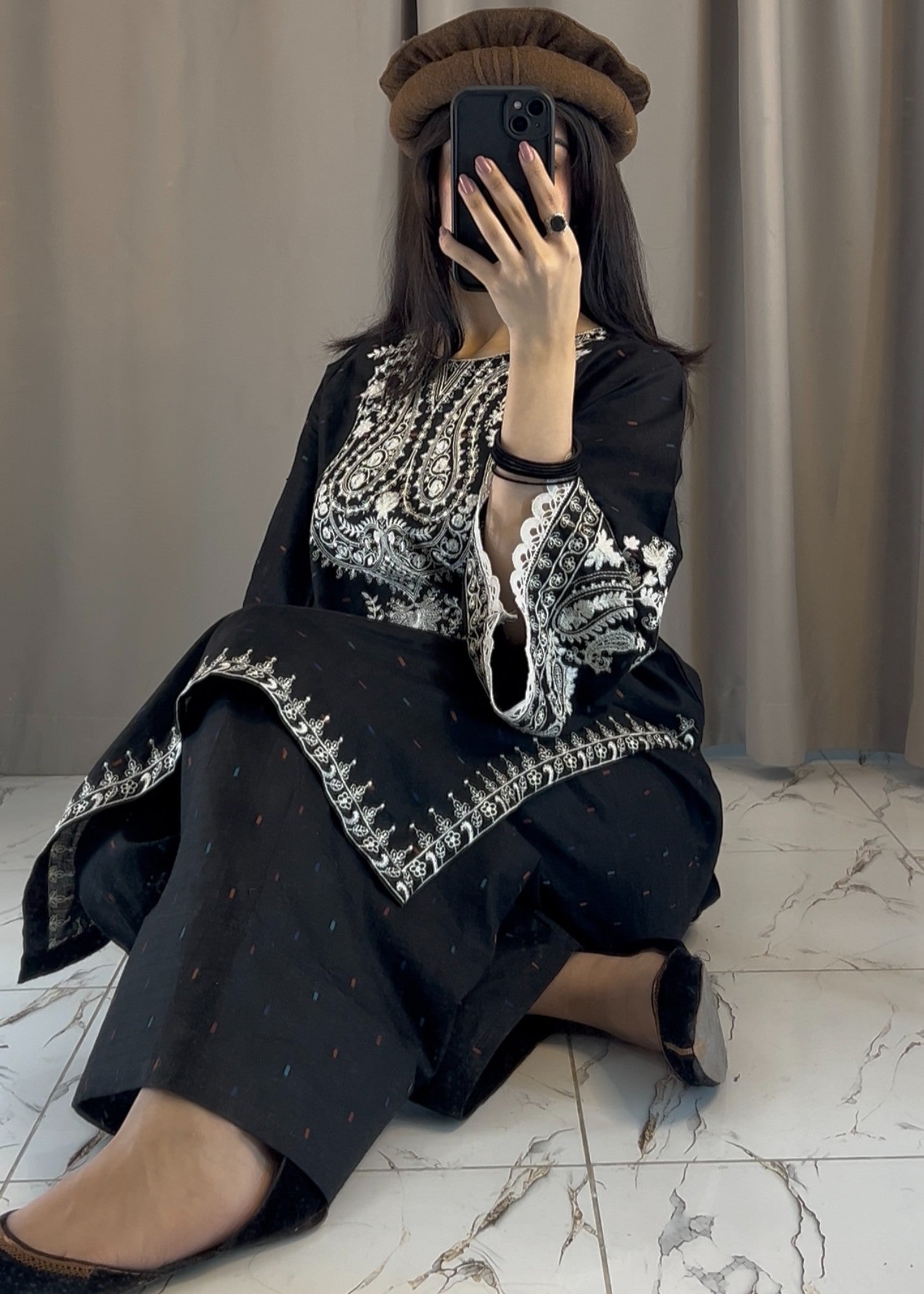Tehzeeb Libas PANACHE B EMBROIDERED 2PC