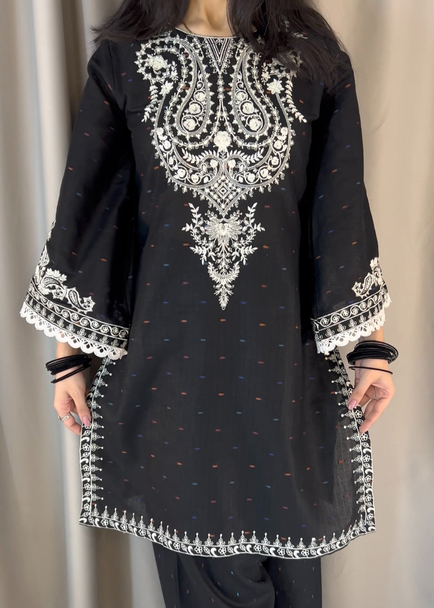 Tehzeeb Libas PANACHE B EMBROIDERED 2PC