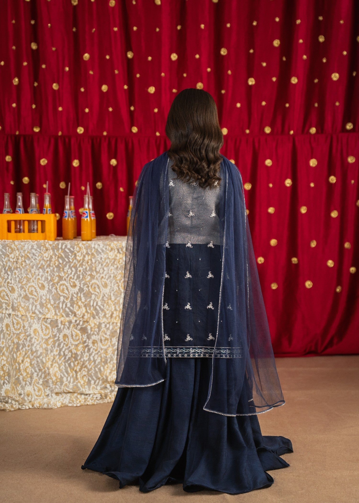 Rang-e-Haya Abeer (Navy Blue)