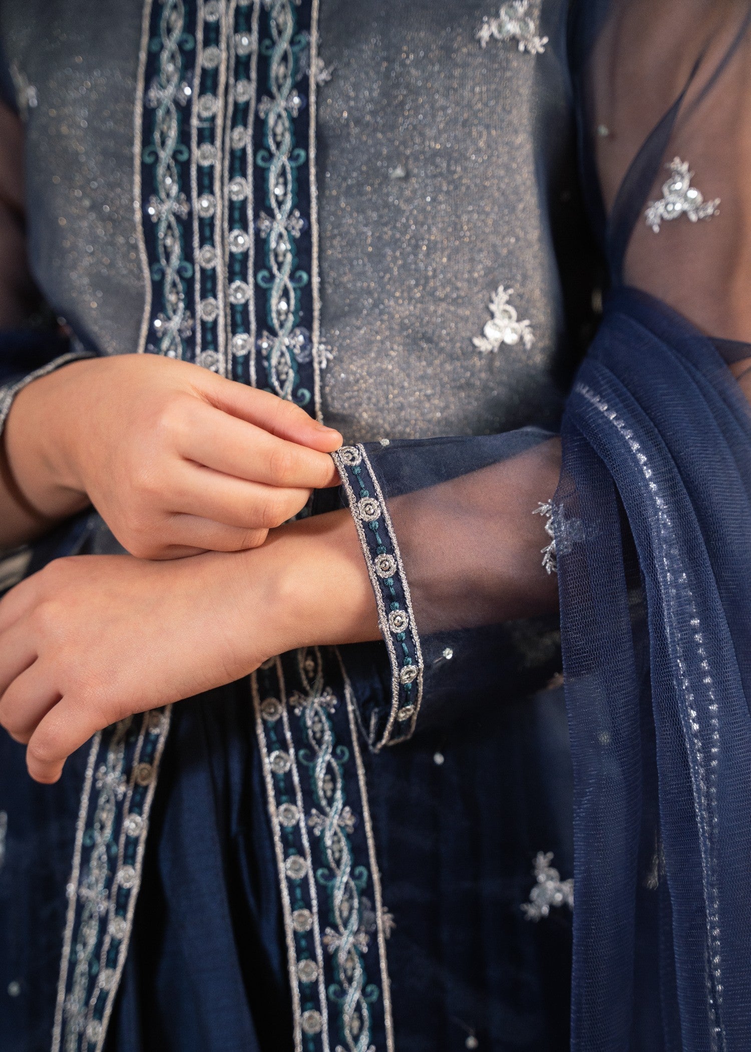 Rang-e-Haya Abeer (Navy Blue)