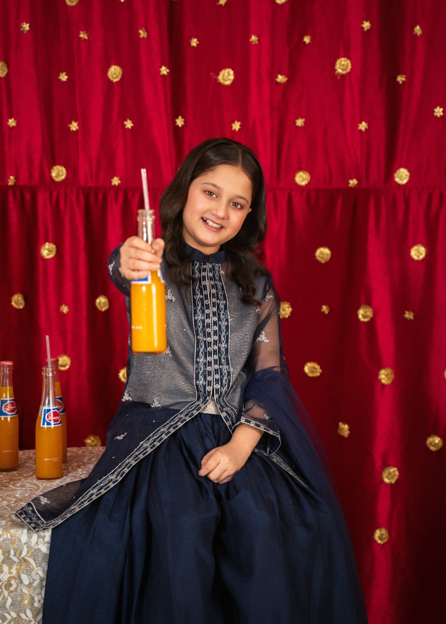 Rang-e-Haya Abeer (Navy Blue)