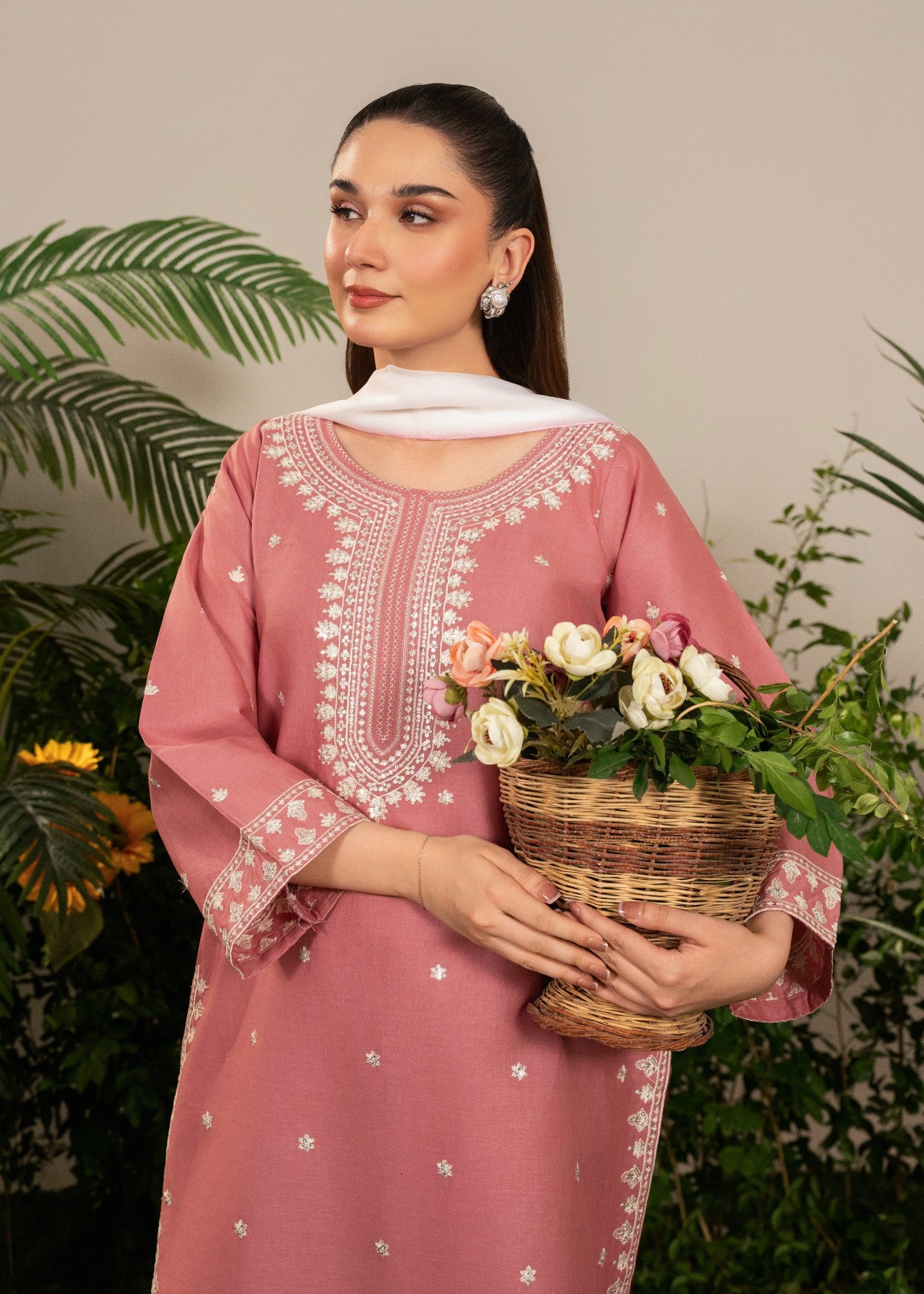 Tehzeeb Libas BARBIEE EMBROIDERED 3PC