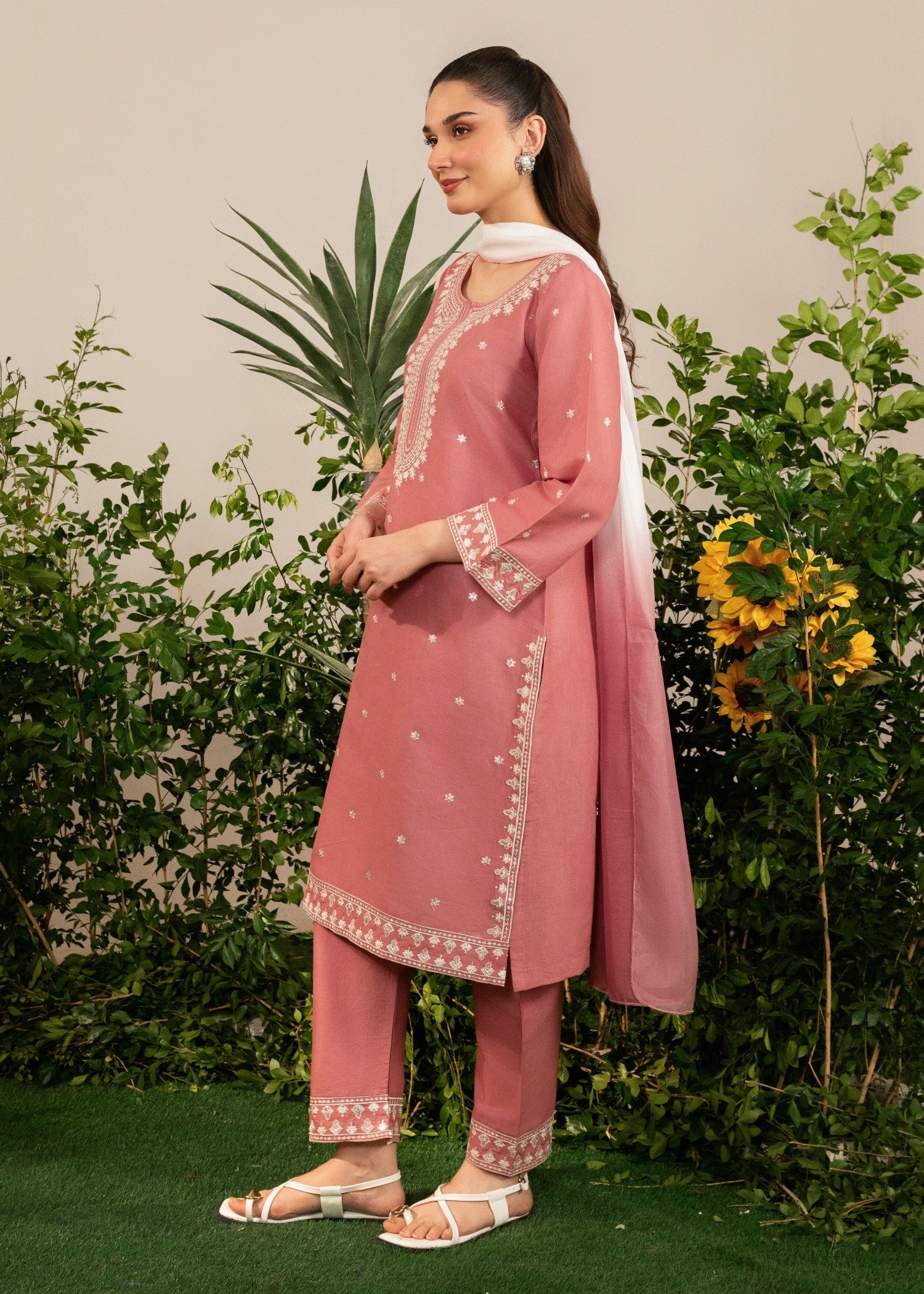 Tehzeeb Libas BARBIEE EMBROIDERED 3PC