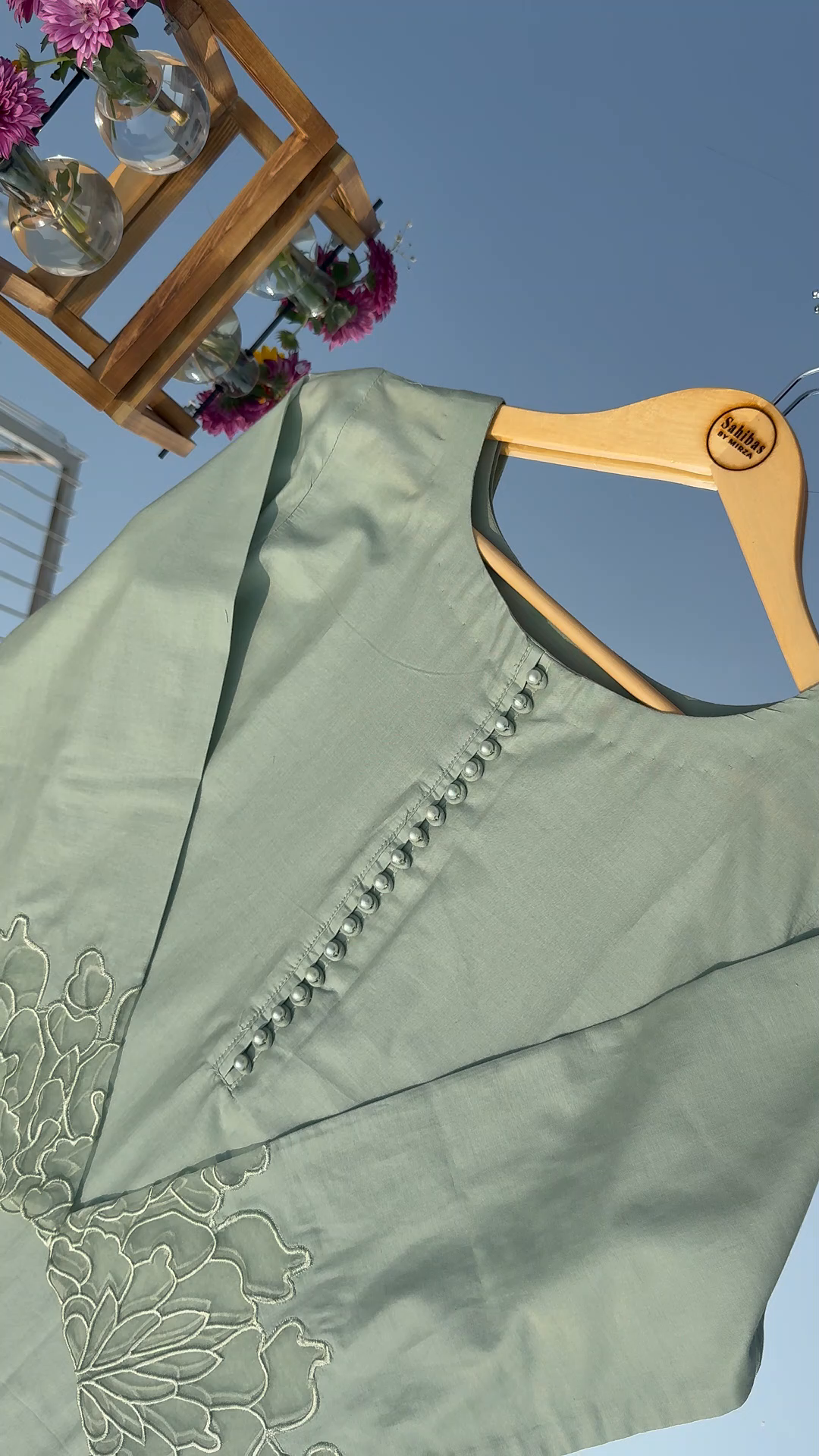 Lawn Kurta Set in Pistachio green