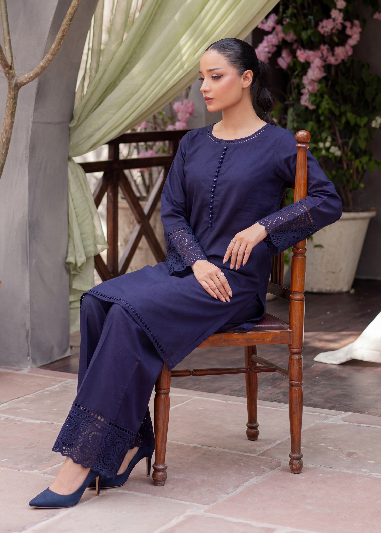 Sahibas By Mirza Dure Navy