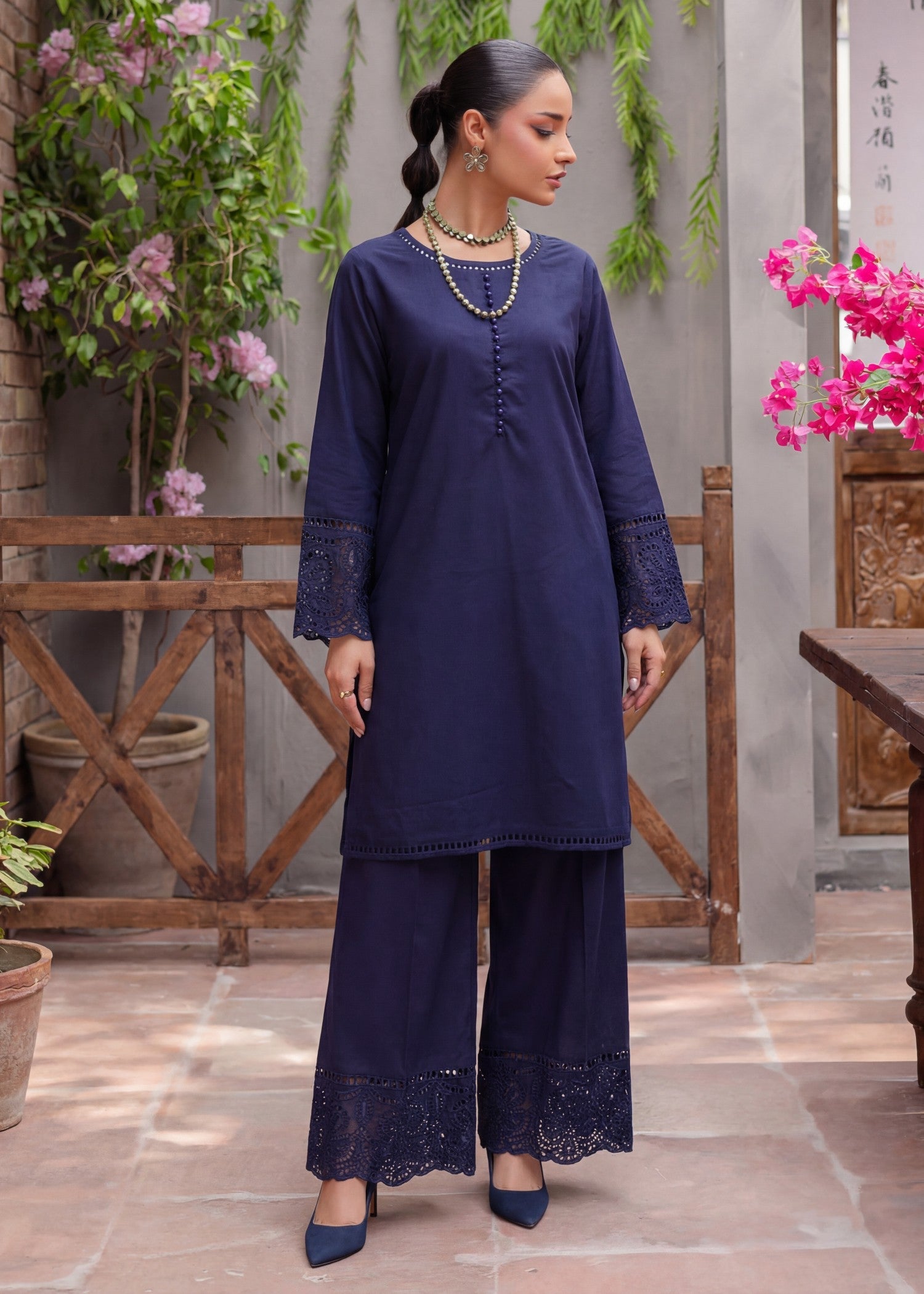 Sahibas By Mirza Dure Navy