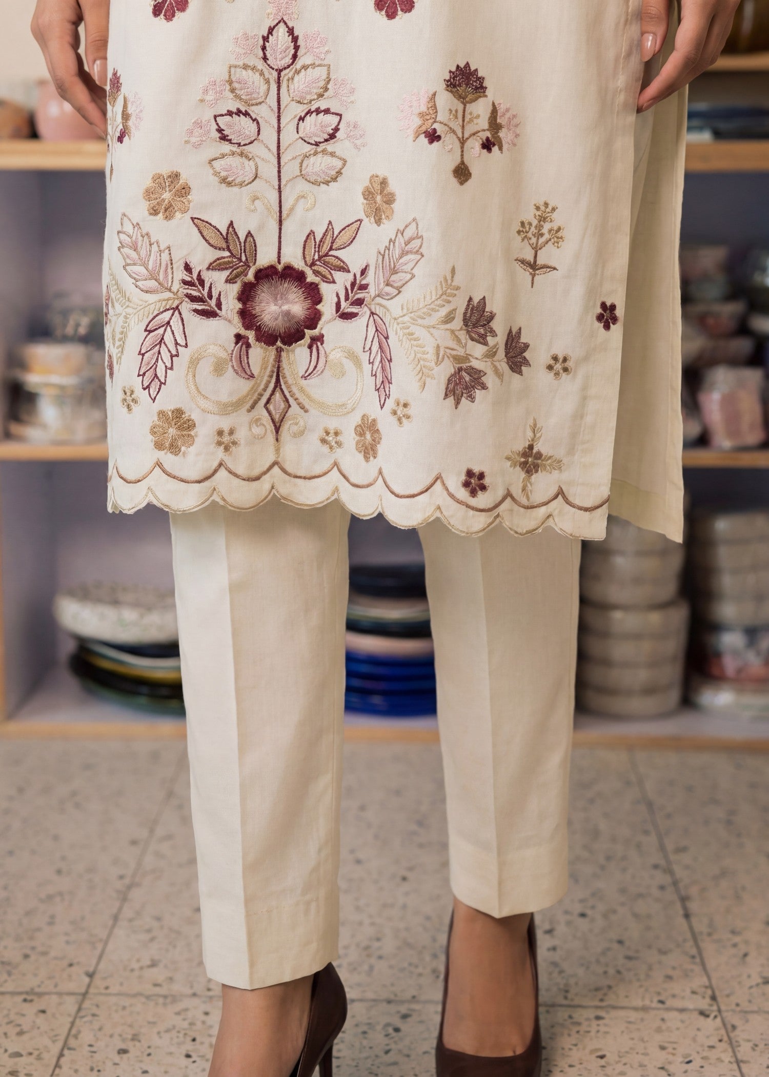 Sahibas By Mirza Nebula Off White