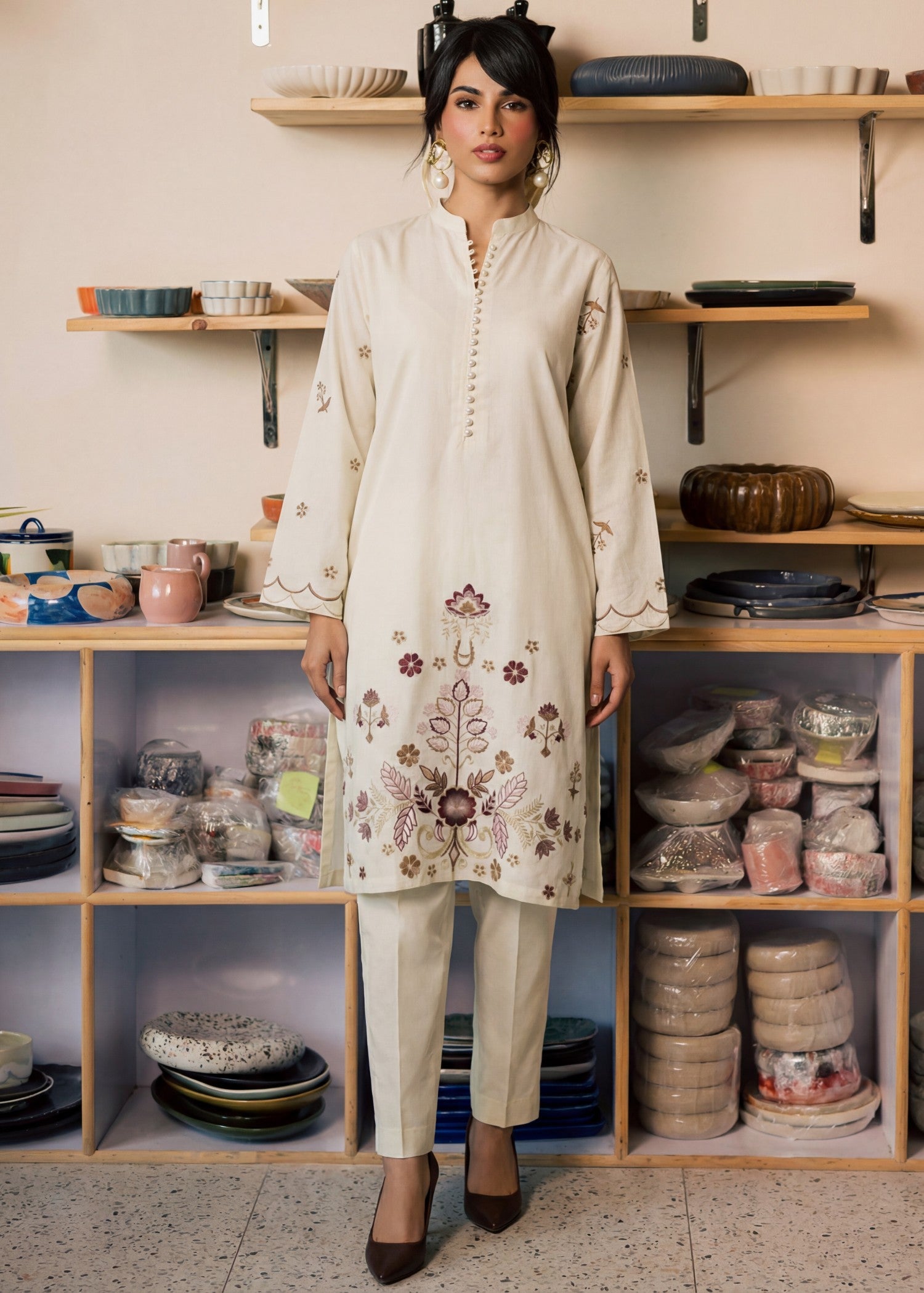 Sahibas By Mirza Nebula Off White