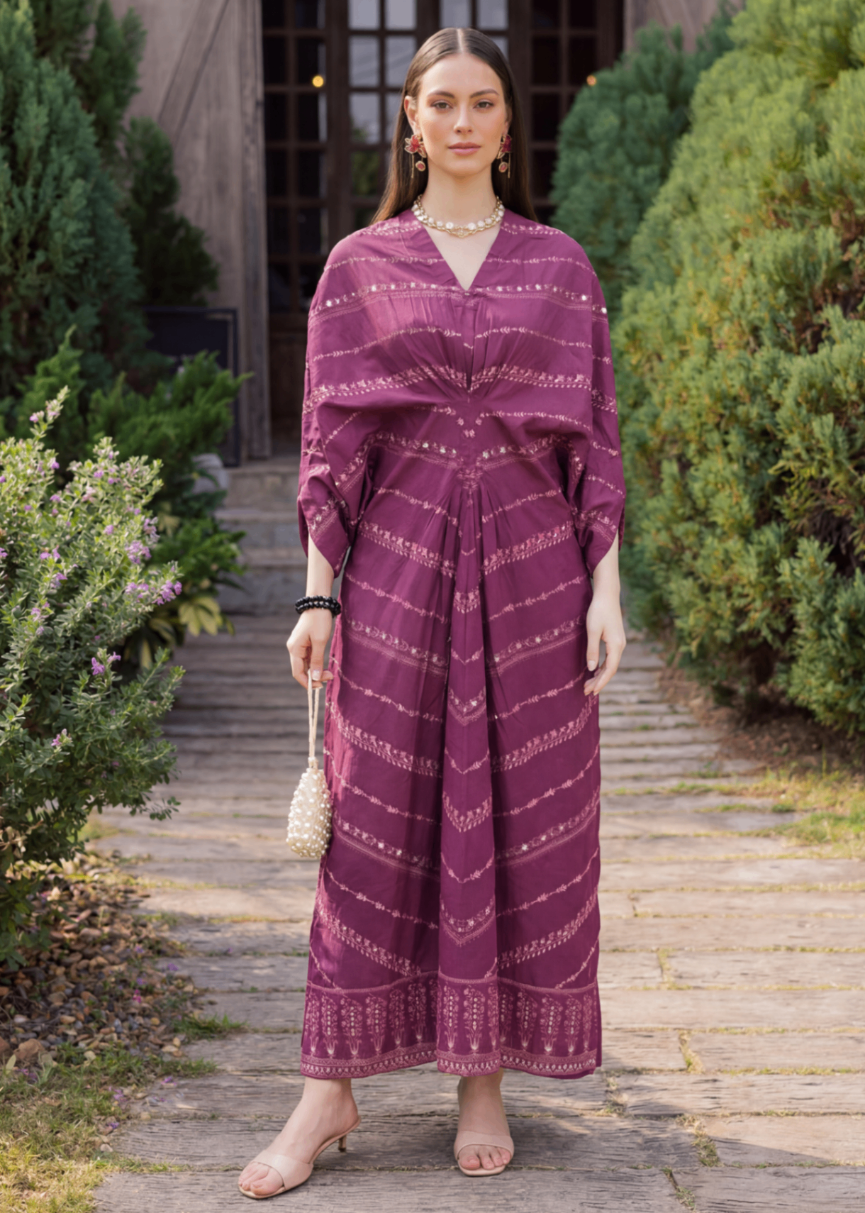 Sahibas By Mirza Ford Magenta