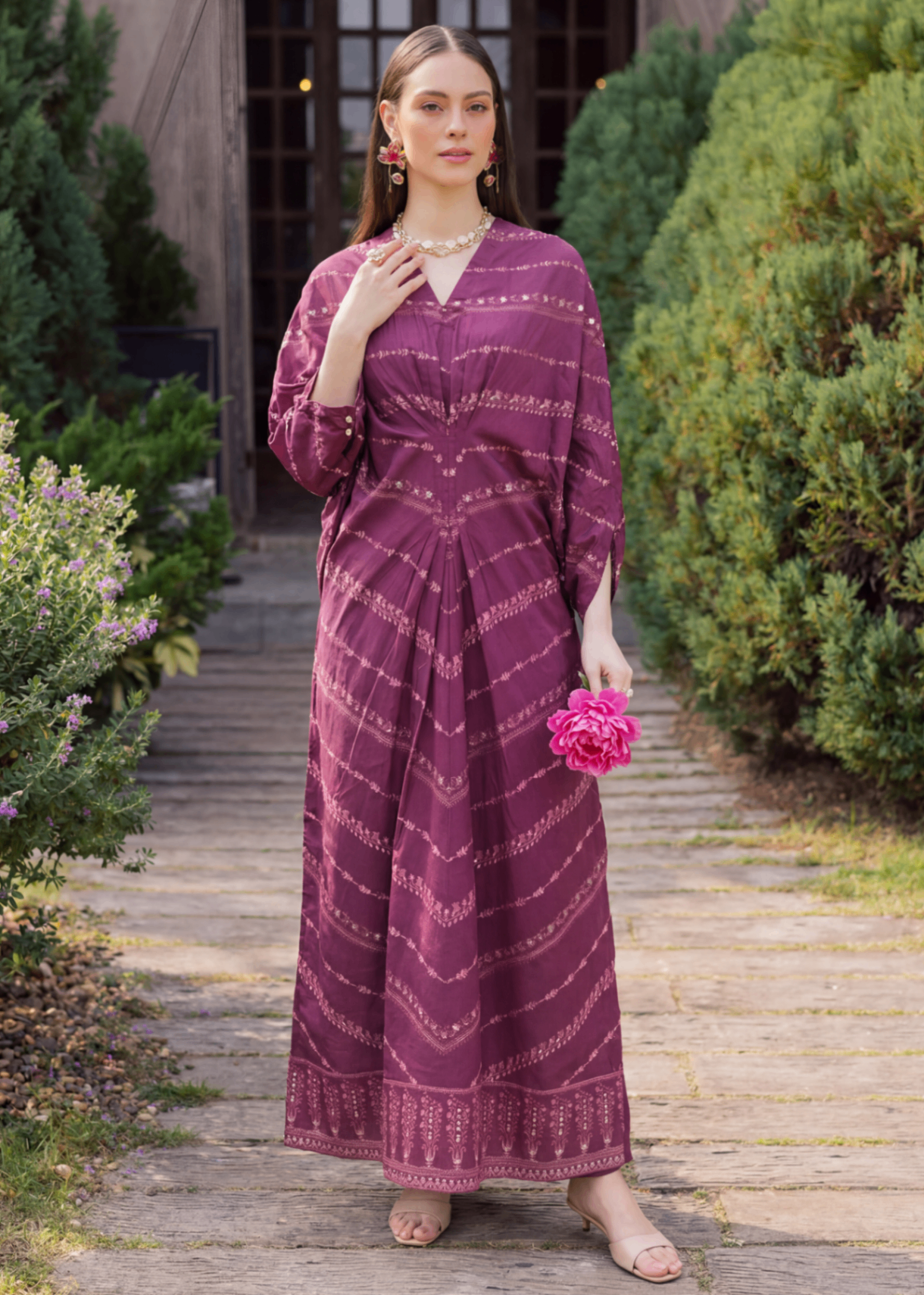 Sahibas By Mirza Ford Magenta