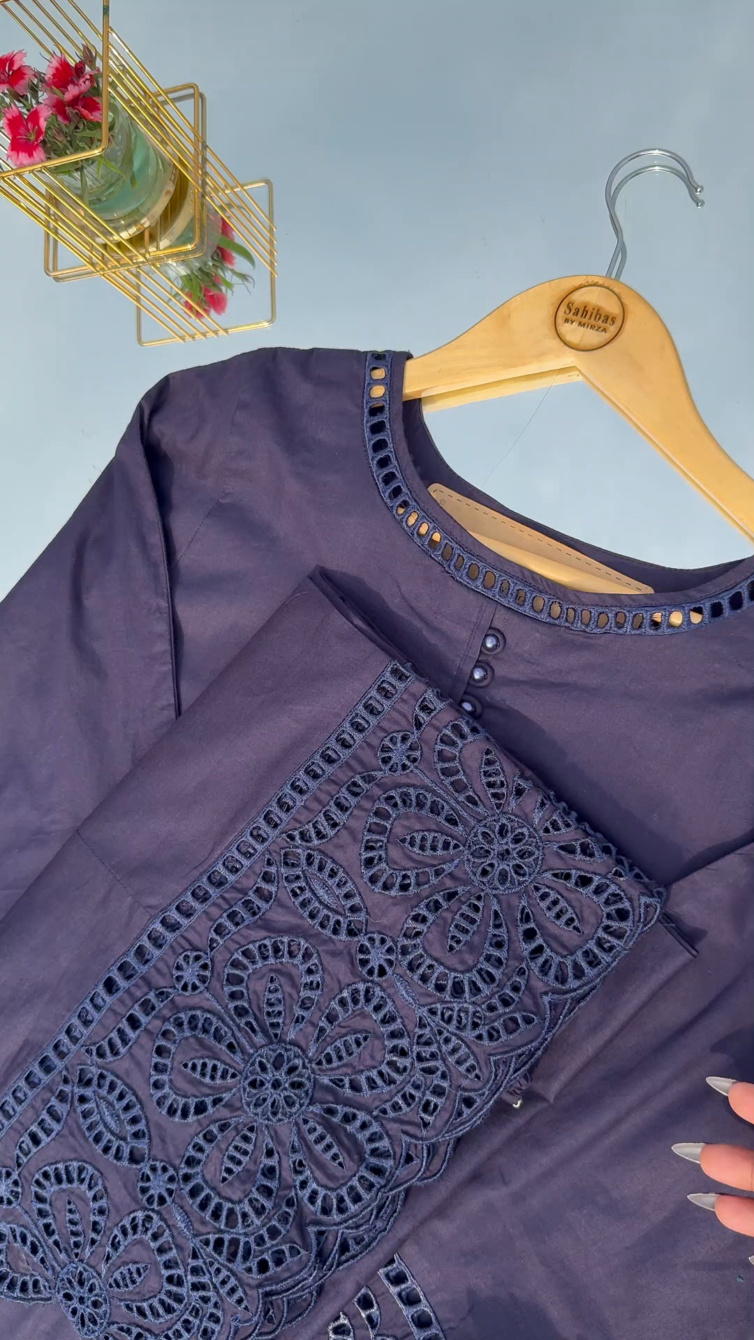 Sahibas By Mirza Dure Navy