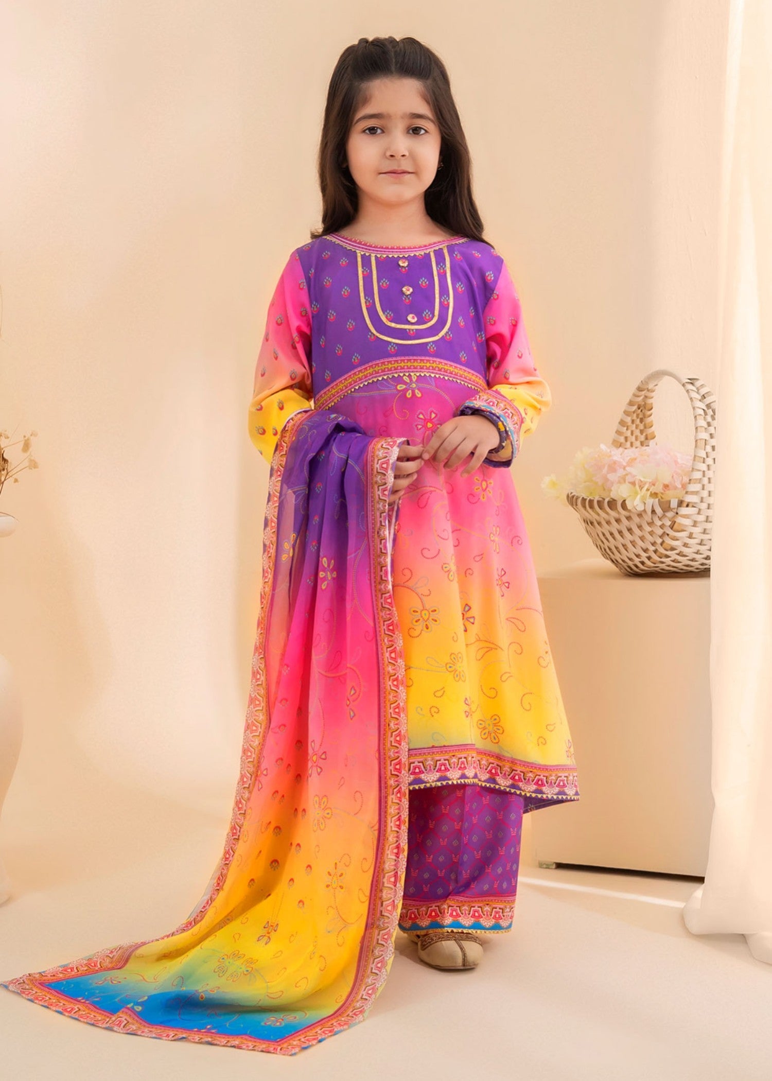 POLY-LAWN-DIGITAL-PRINTED-3-65 Pc Suit Indp