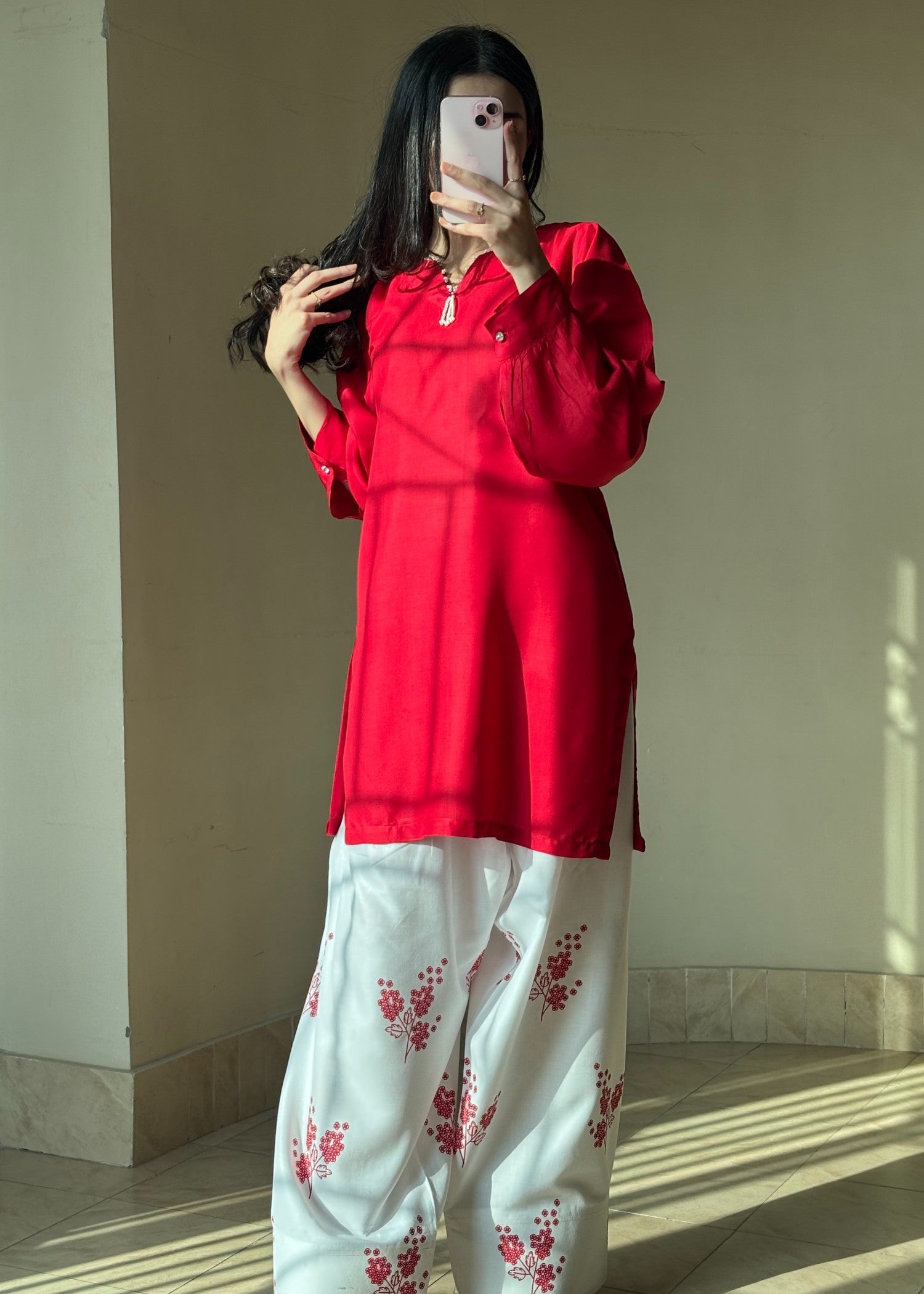 Tehzeeb Libas RED ROSE