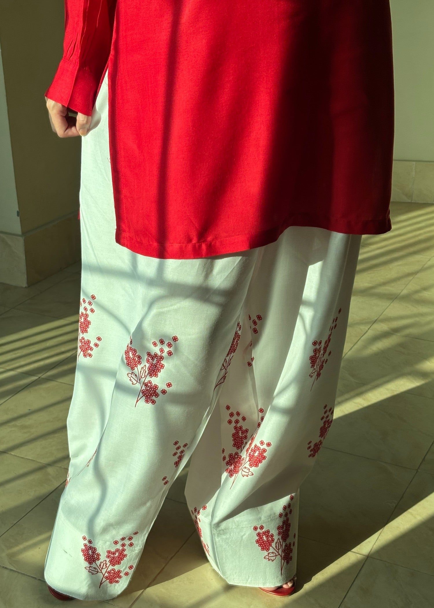 Tehzeeb Libas RED ROSE