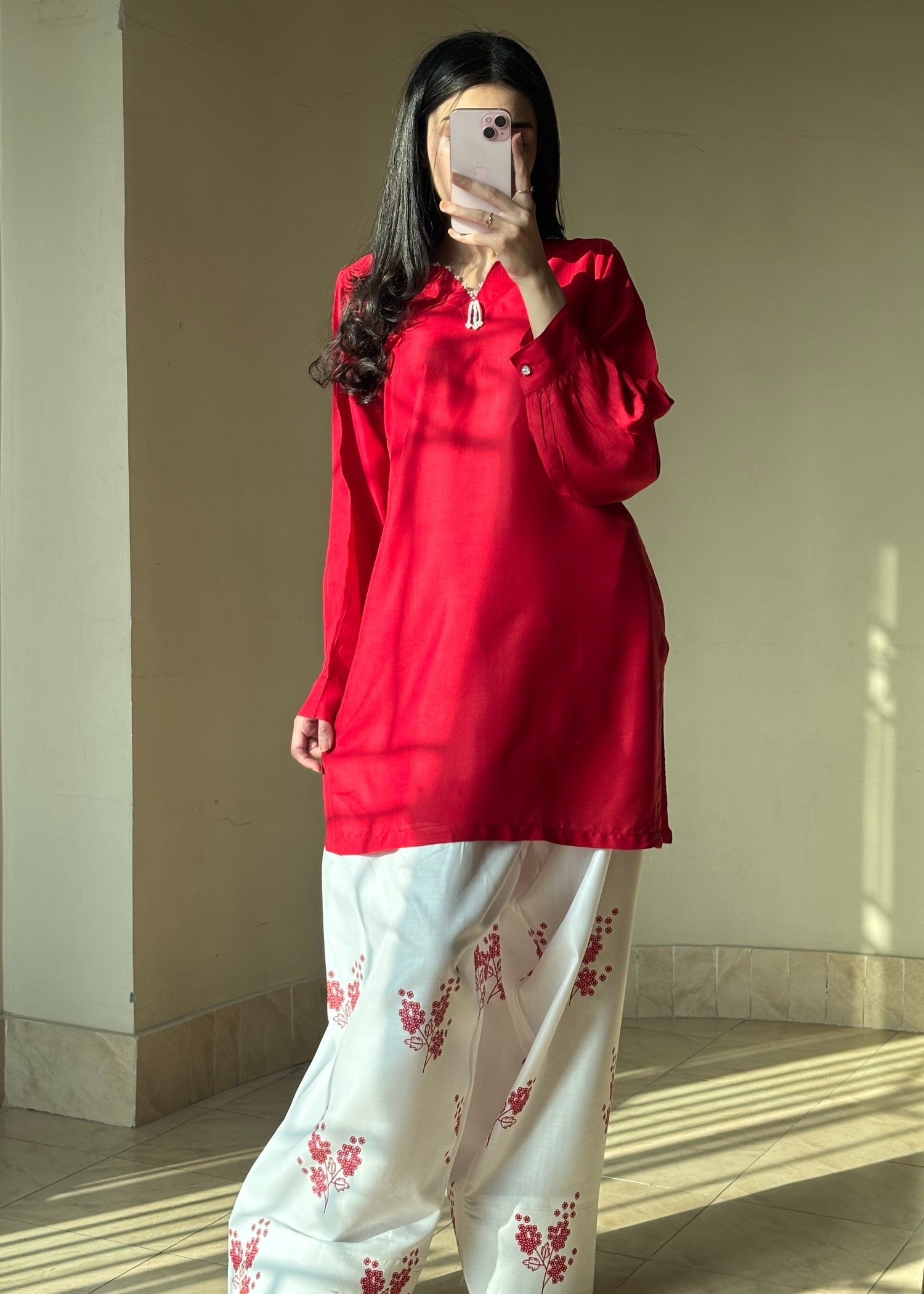 Tehzeeb Libas RED ROSE
