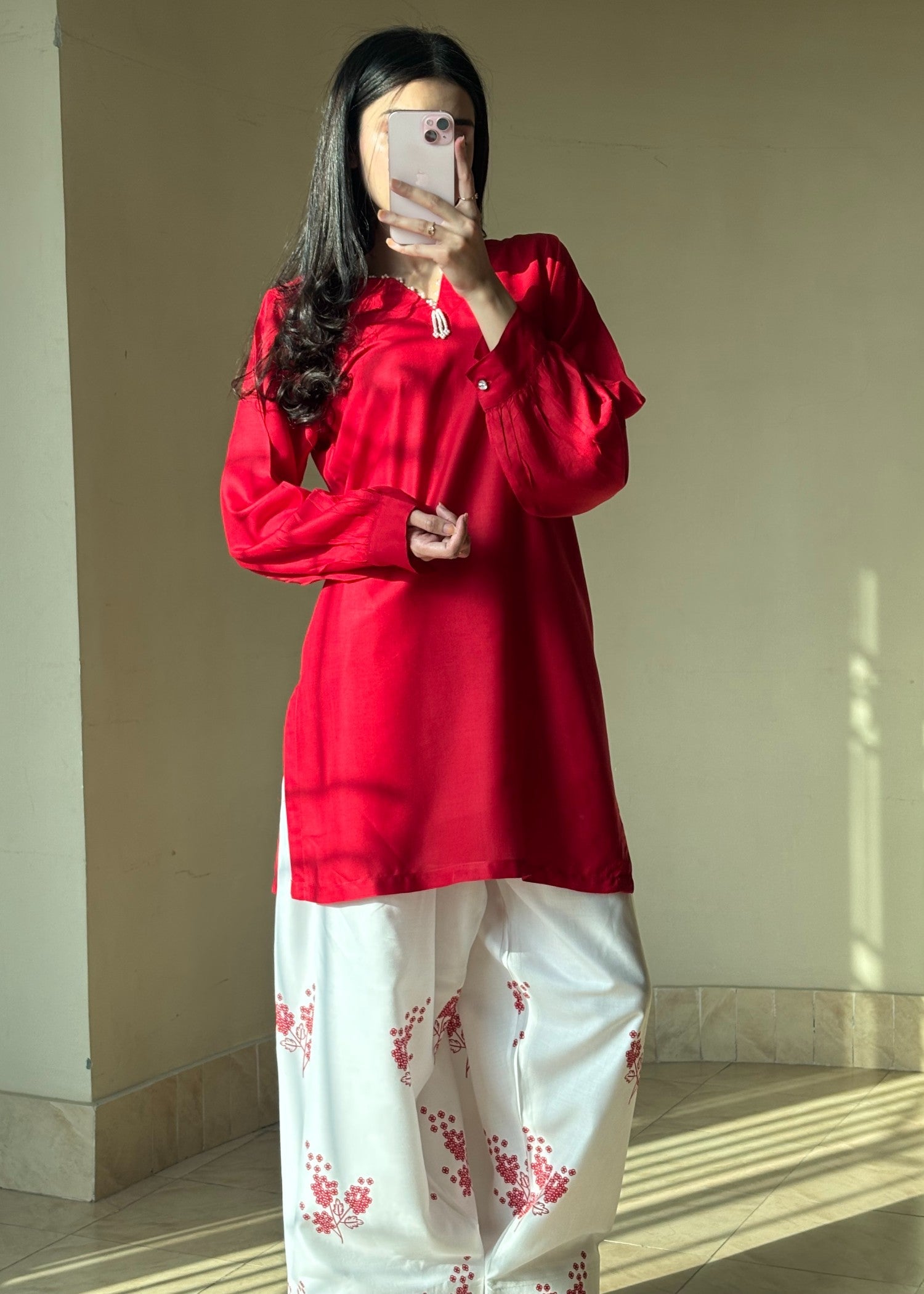 Tehzeeb Libas RED ROSE