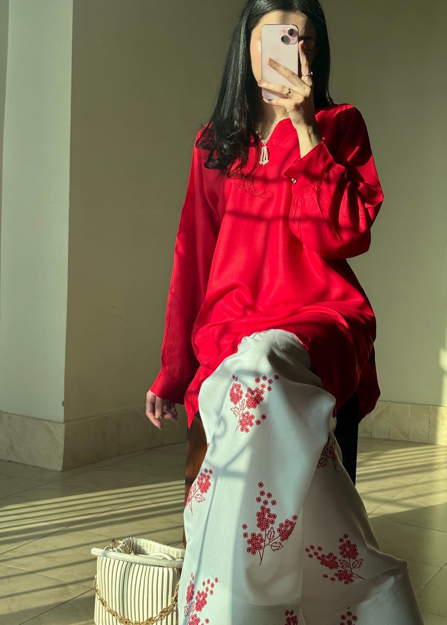 Tehzeeb Libas RED ROSE