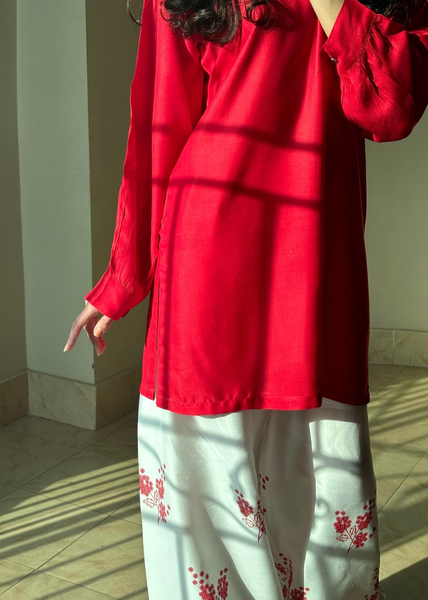 Tehzeeb Libas RED ROSE
