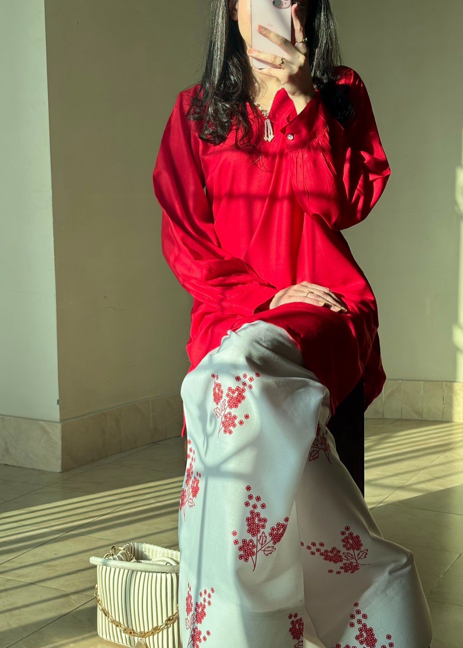 Tehzeeb Libas RED ROSE