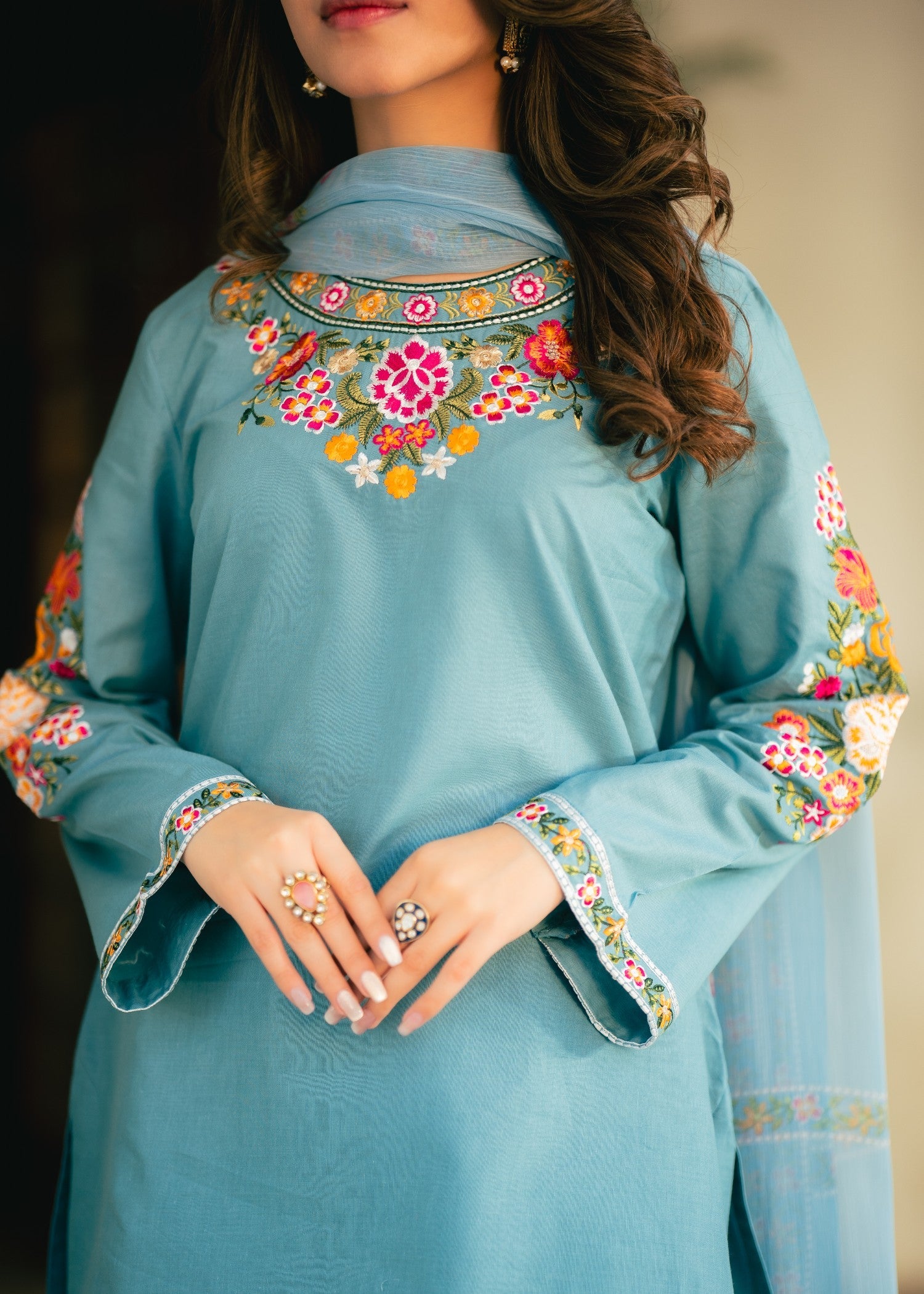 Sahibas By Mirza Ayza Blue