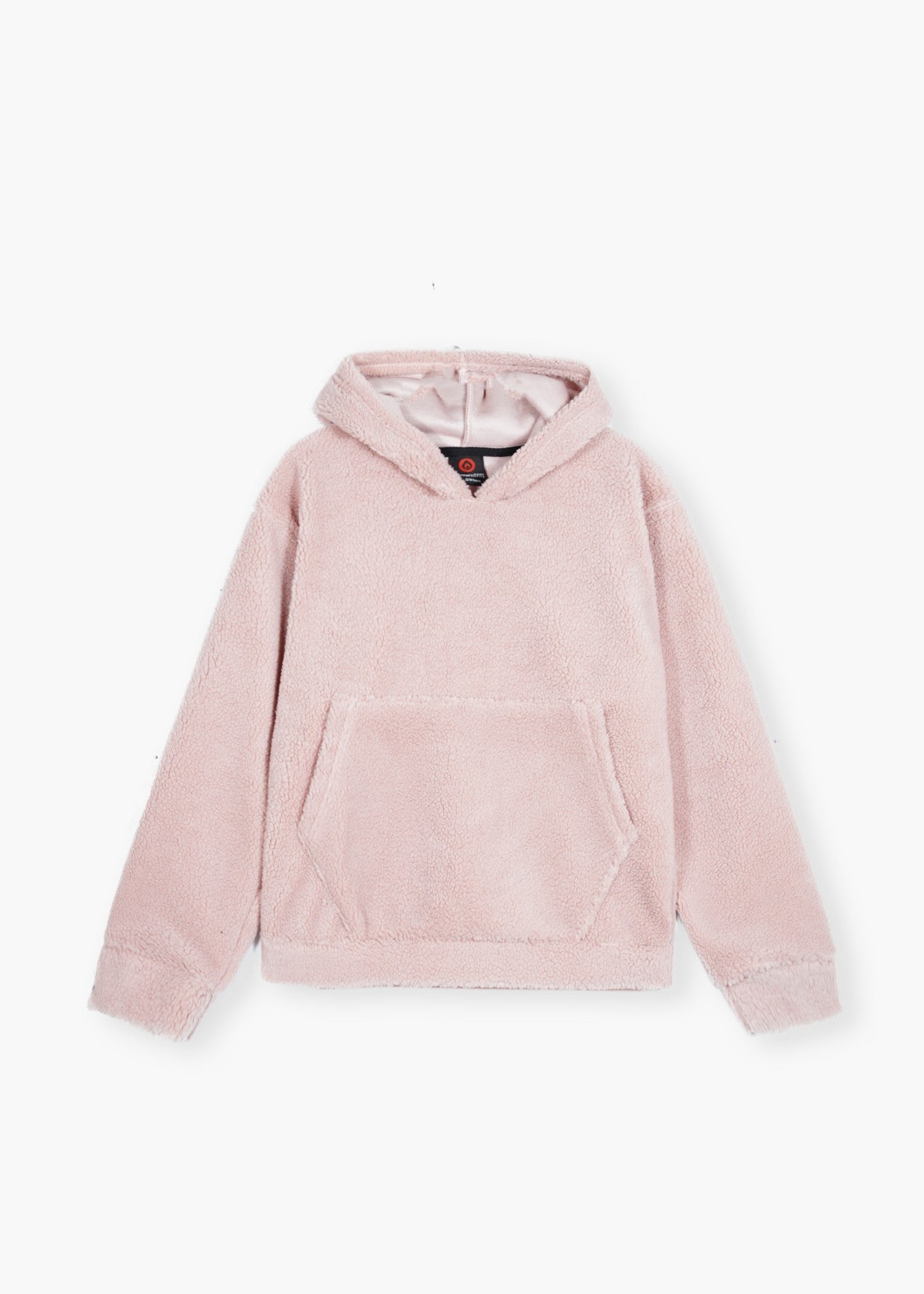 TEA-PINK-TEDDY-FUR-HOODIE-ULTRA-SOFT-COZY-WINTER-WEAR