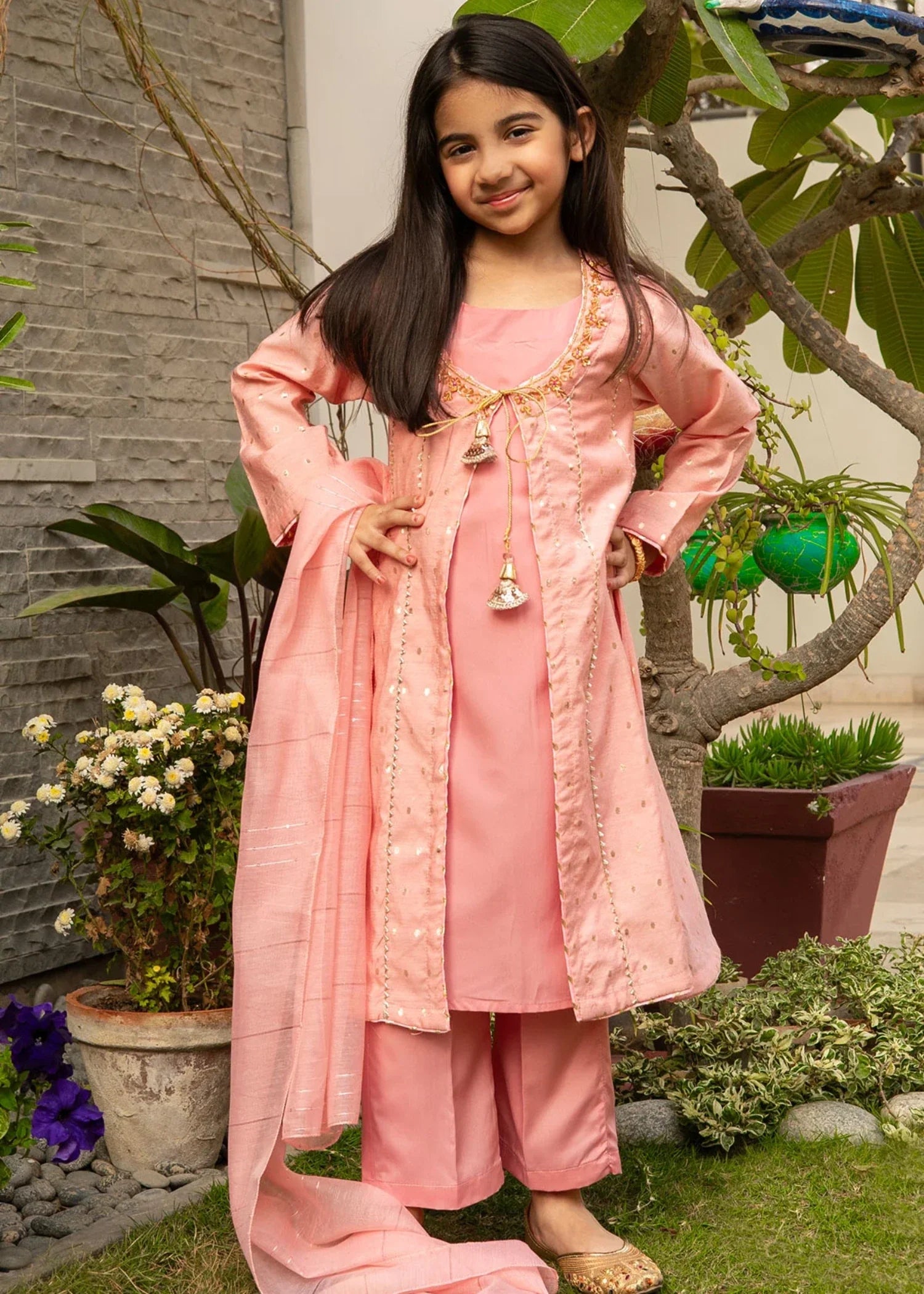VISCOSE-JACQUARD-HAND-ADDA-WORK-3-38 - Pc Suit Incf
