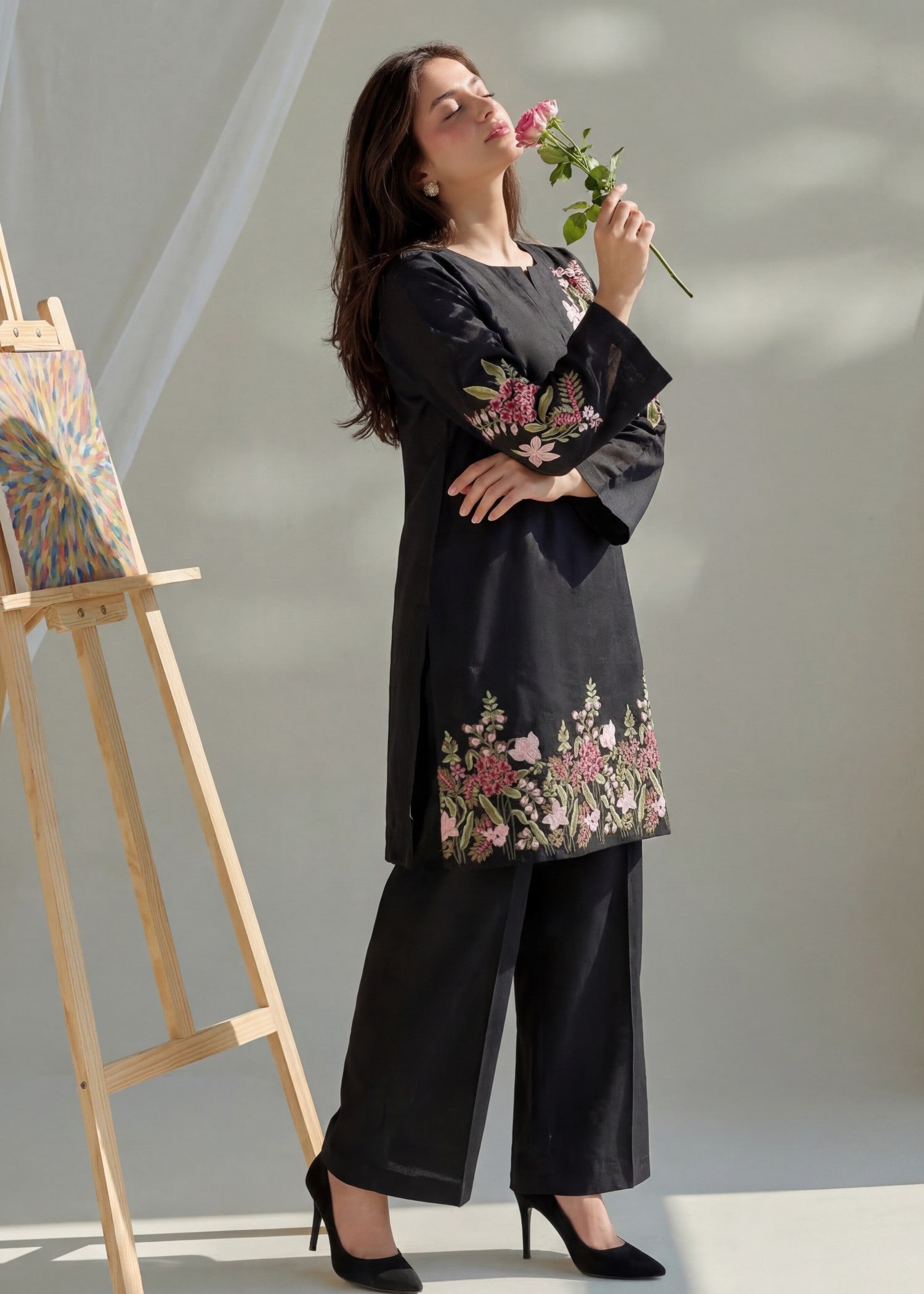 Sahibas By Mirza Orwiya - Black