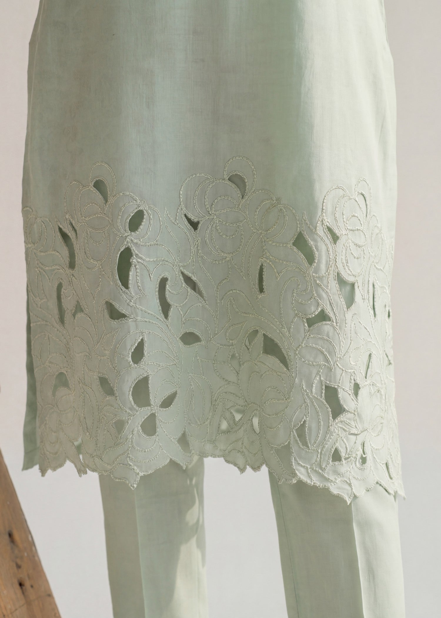 Lawn Kurta Set in Pistachio green