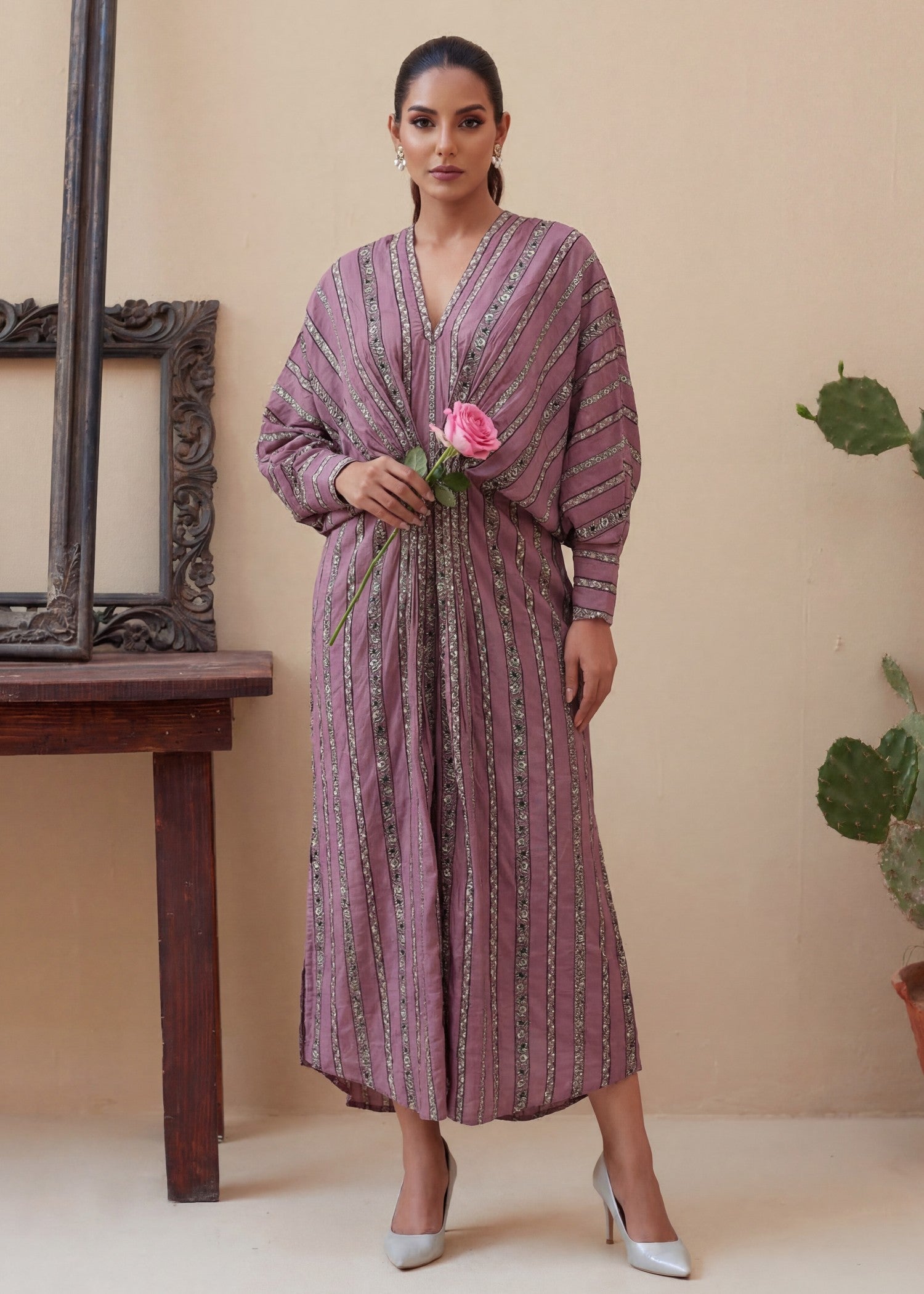 Sahibas By Mirza Nouf Pink