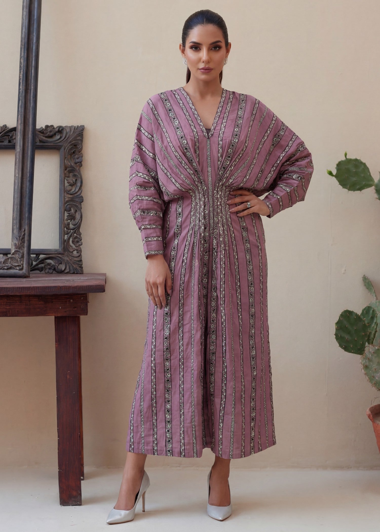 Sahibas By Mirza Nouf Pink