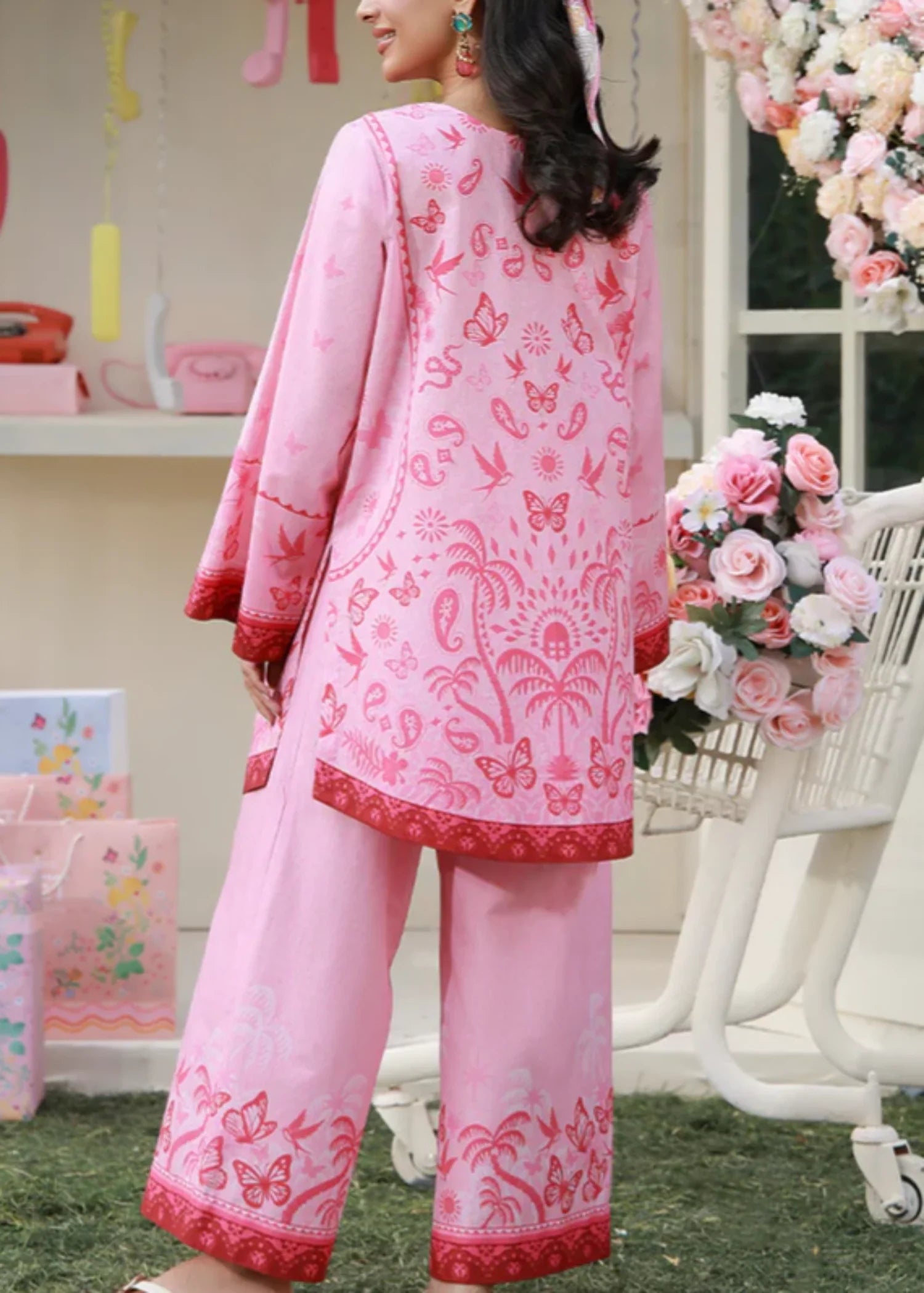 AJPB-277-2PCS Printed Lawn Stitched